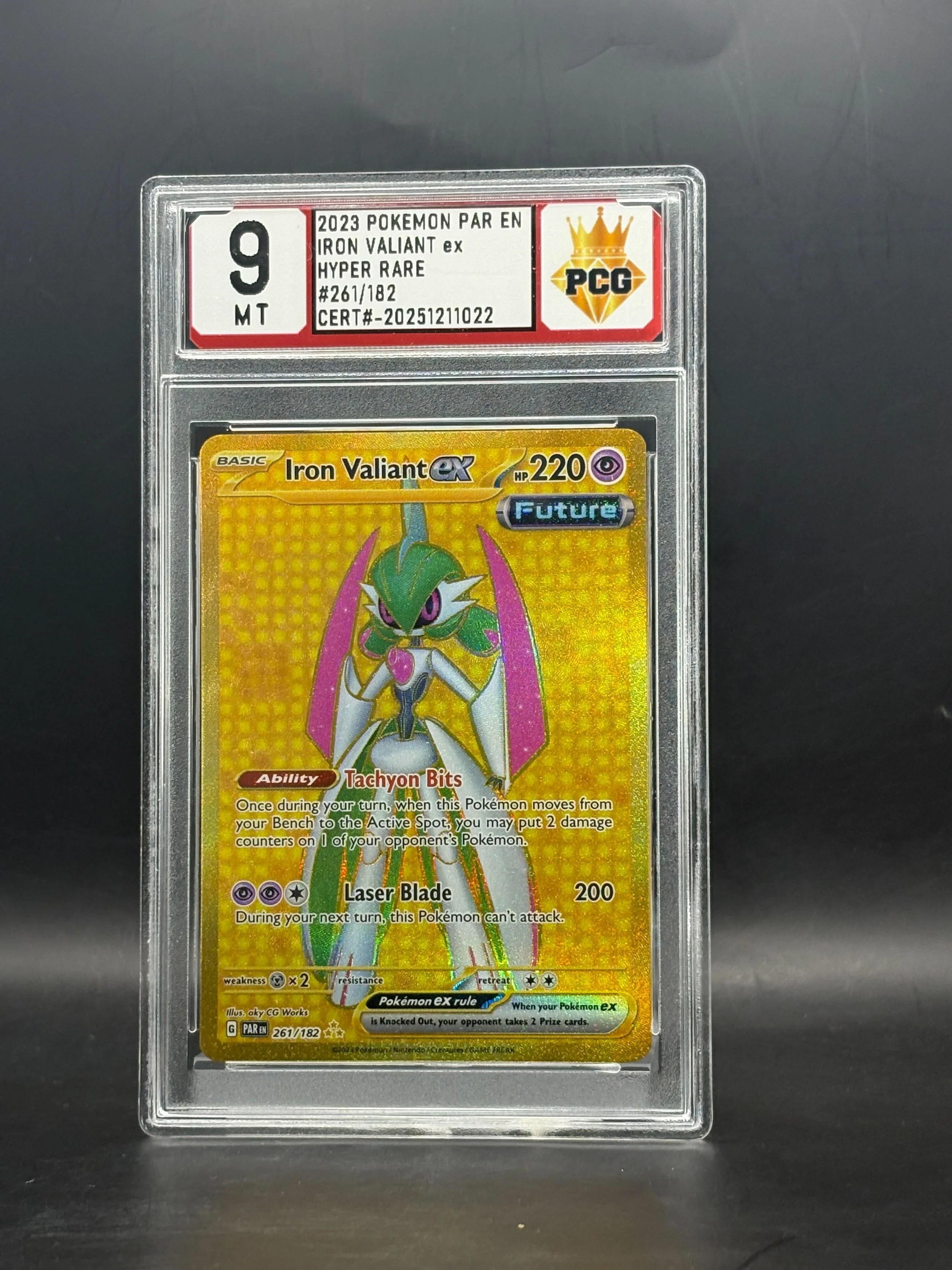 #20251211022 2023 POKEMON PAR EN IRON VALIANT 9 MT