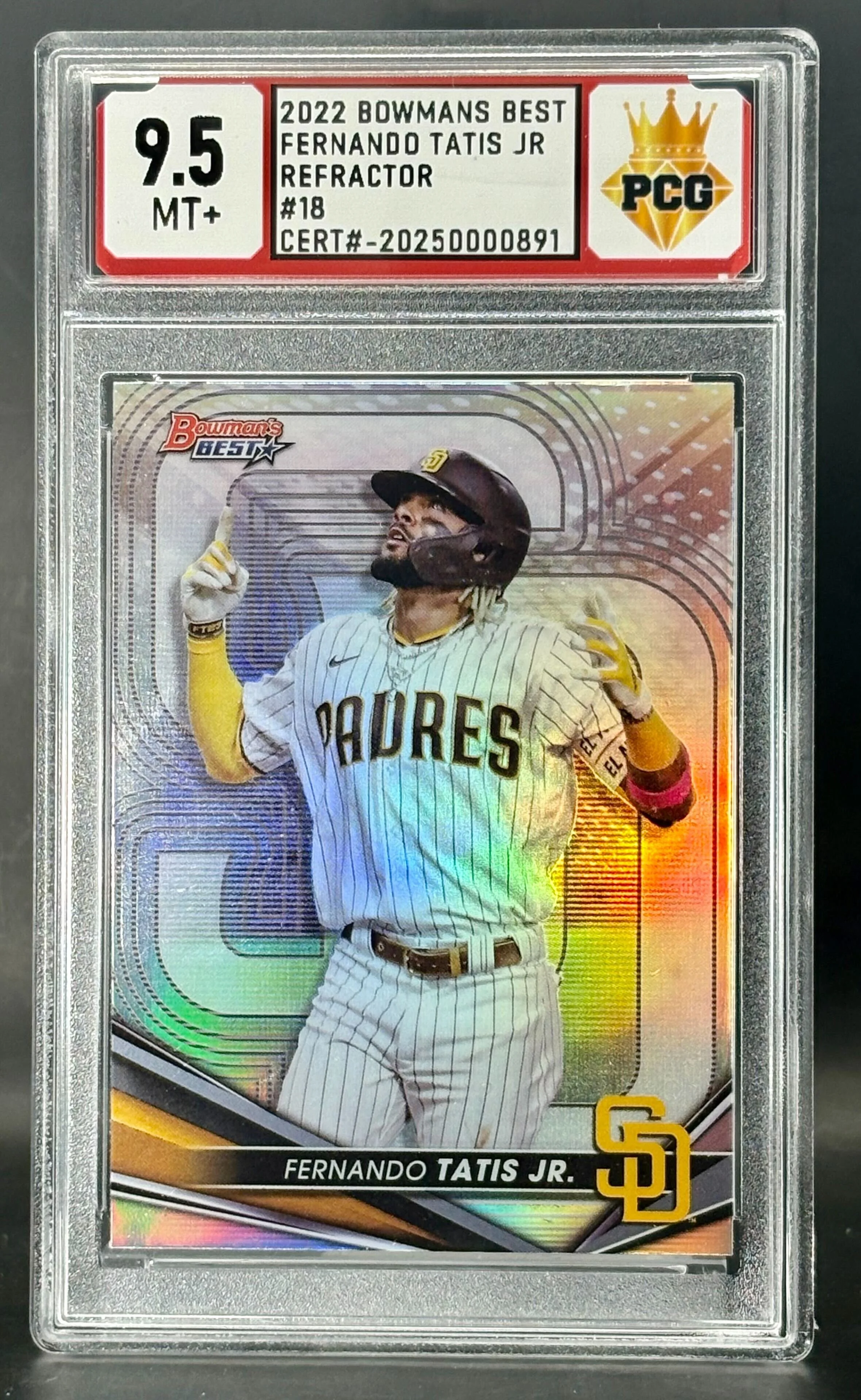 #20250000891 2022 FERNANDO TATIS JR 9.5 MT+