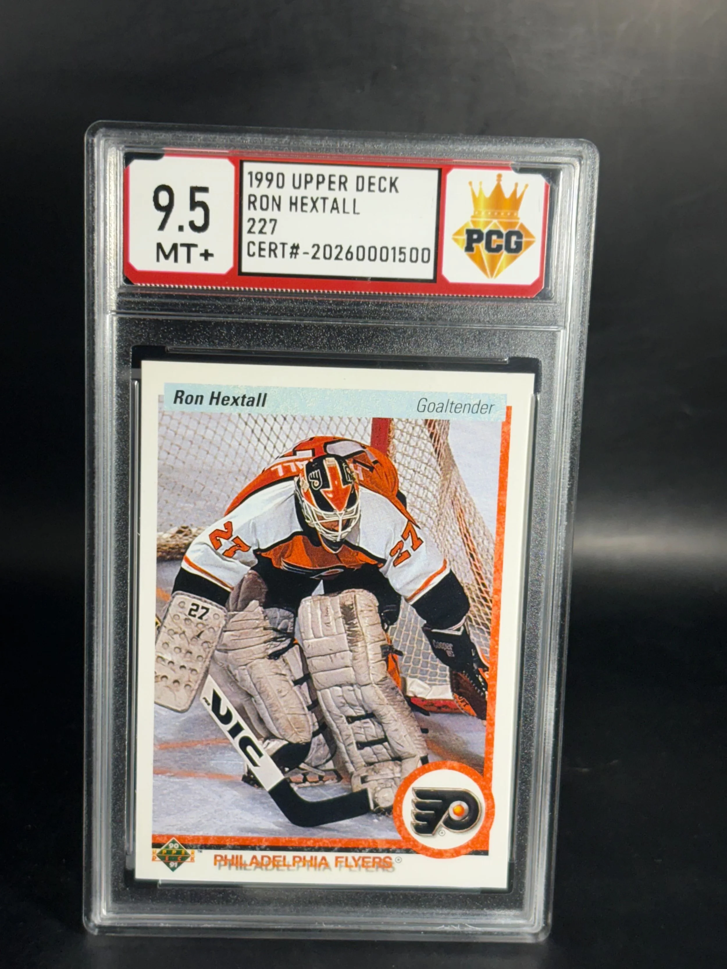 #20260001500 1990 RON HEXTALL 9.5 MT+