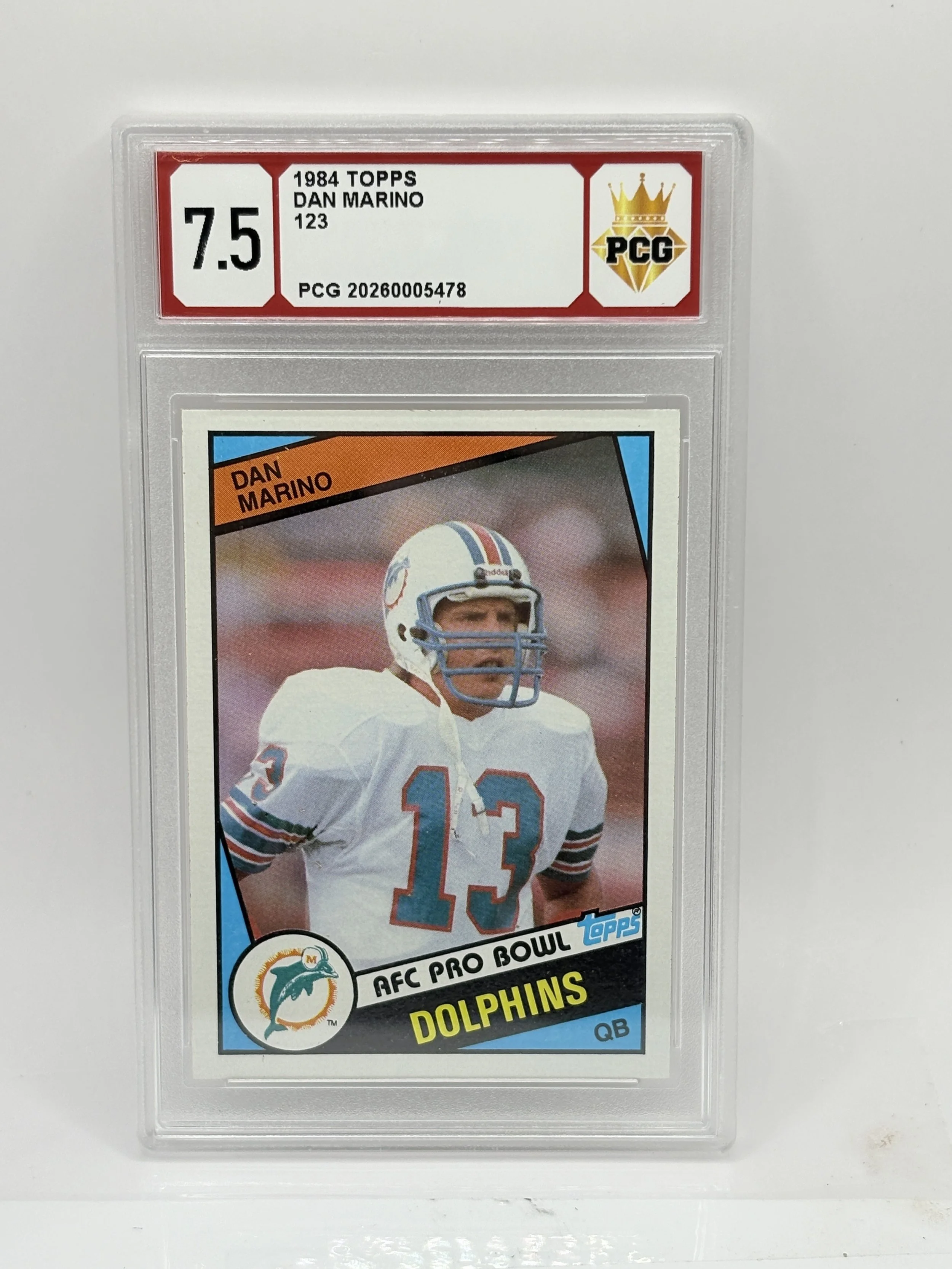 #20260005478 1984 DAN MARINO 7.5