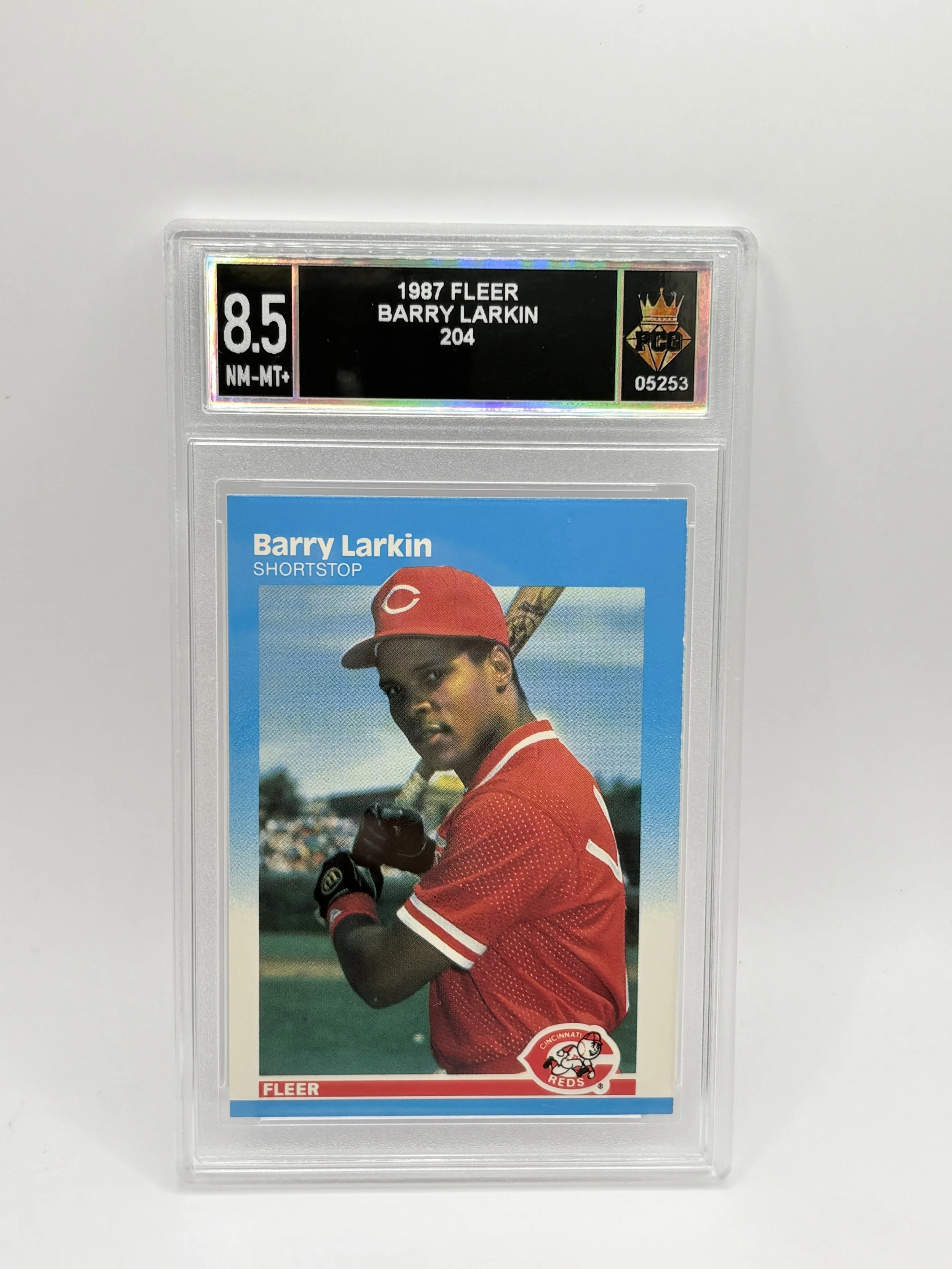 #20260005253 1987 BARRY LARKIN 8.5 NM-MT+