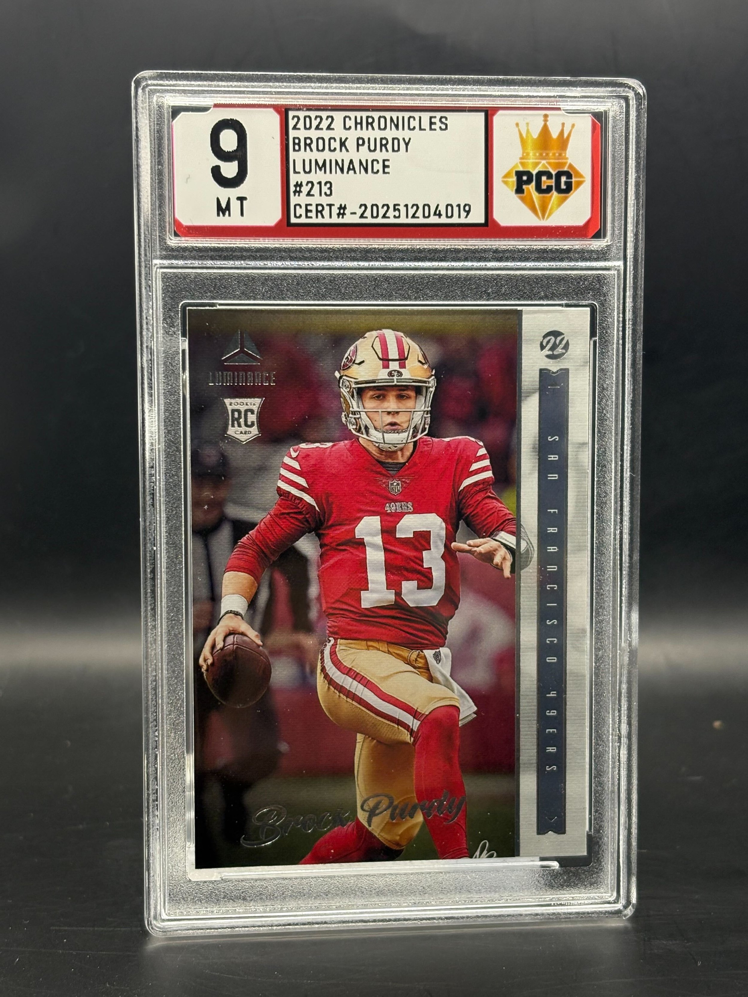 #20251204019 Brock Purdy RC 9 MT