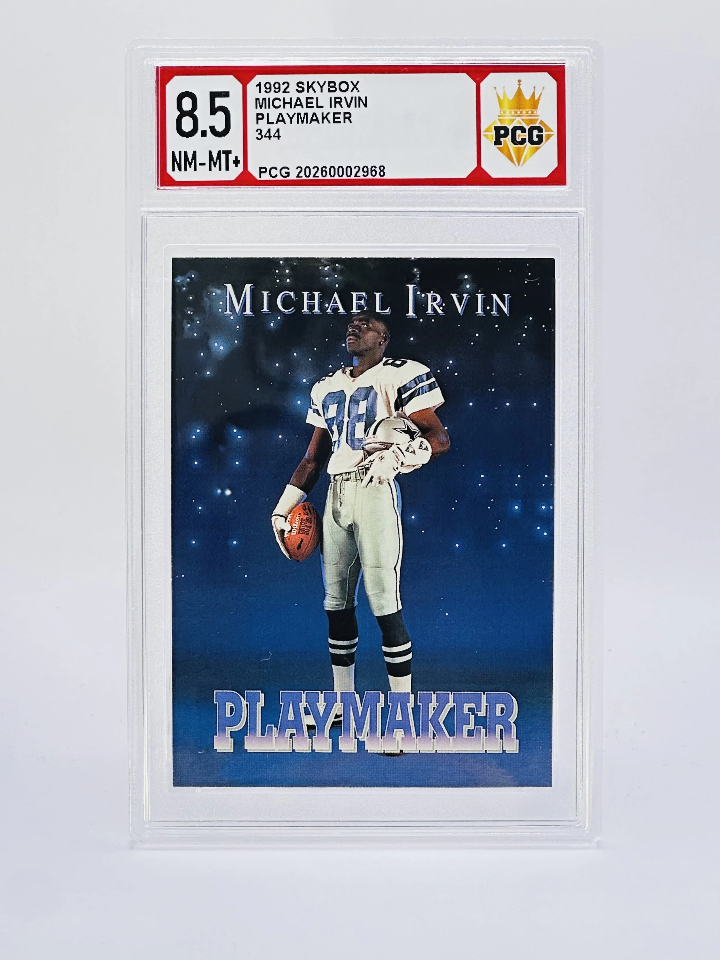 #20260002968 1992 MICHAEL IRVING 8.5 NM-MT+
