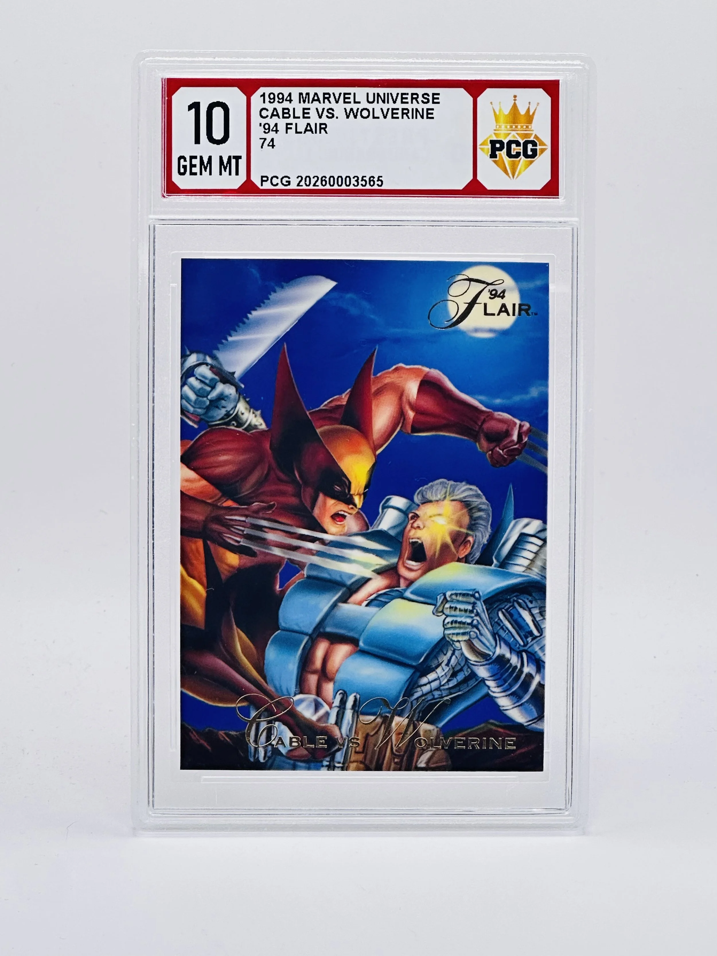#20260003565 1994 CABLE VS. WOLVERINE 10 GEM MT