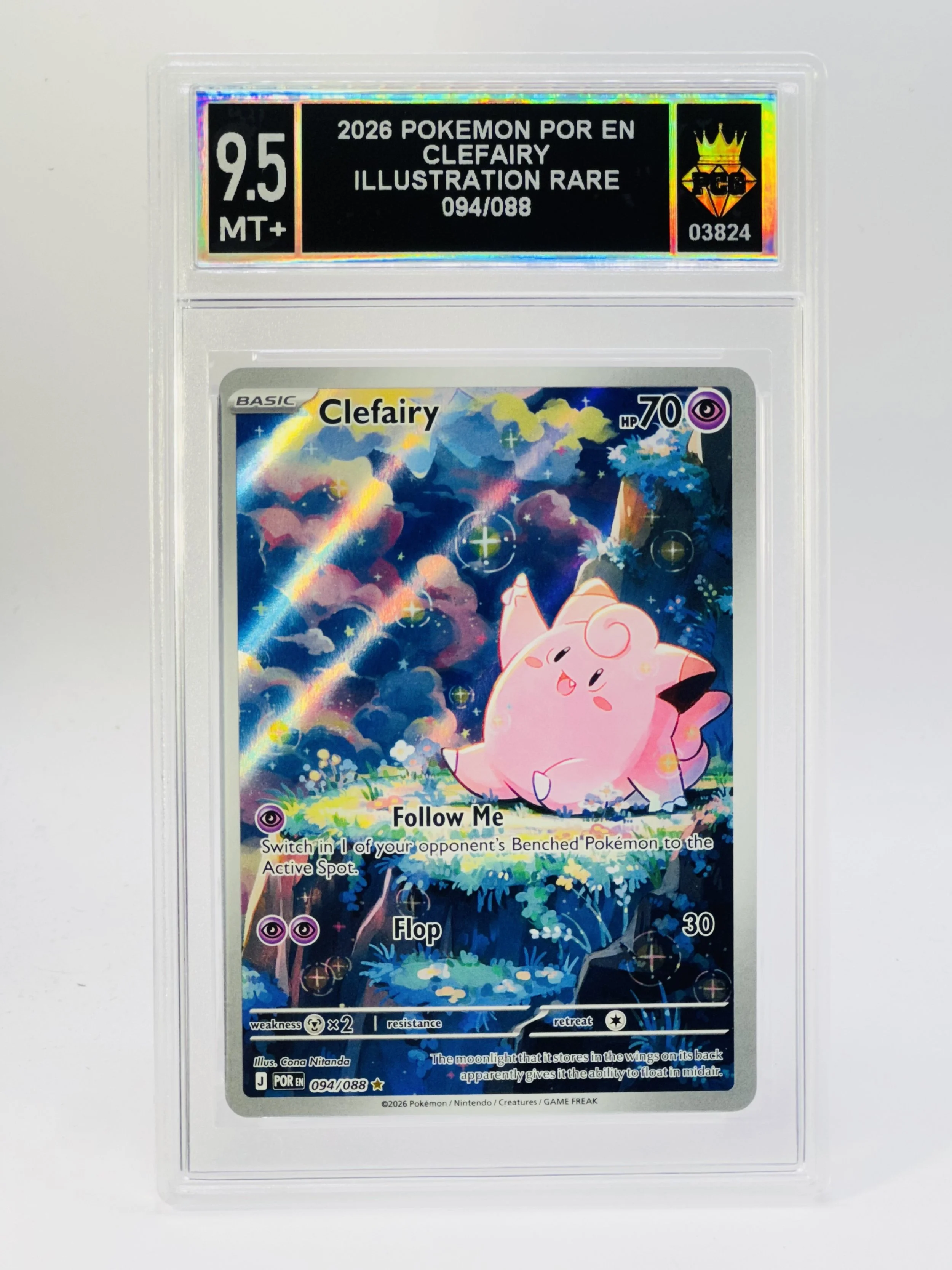 #20260003824 2026 CLEFAIRY 9.5 MT+