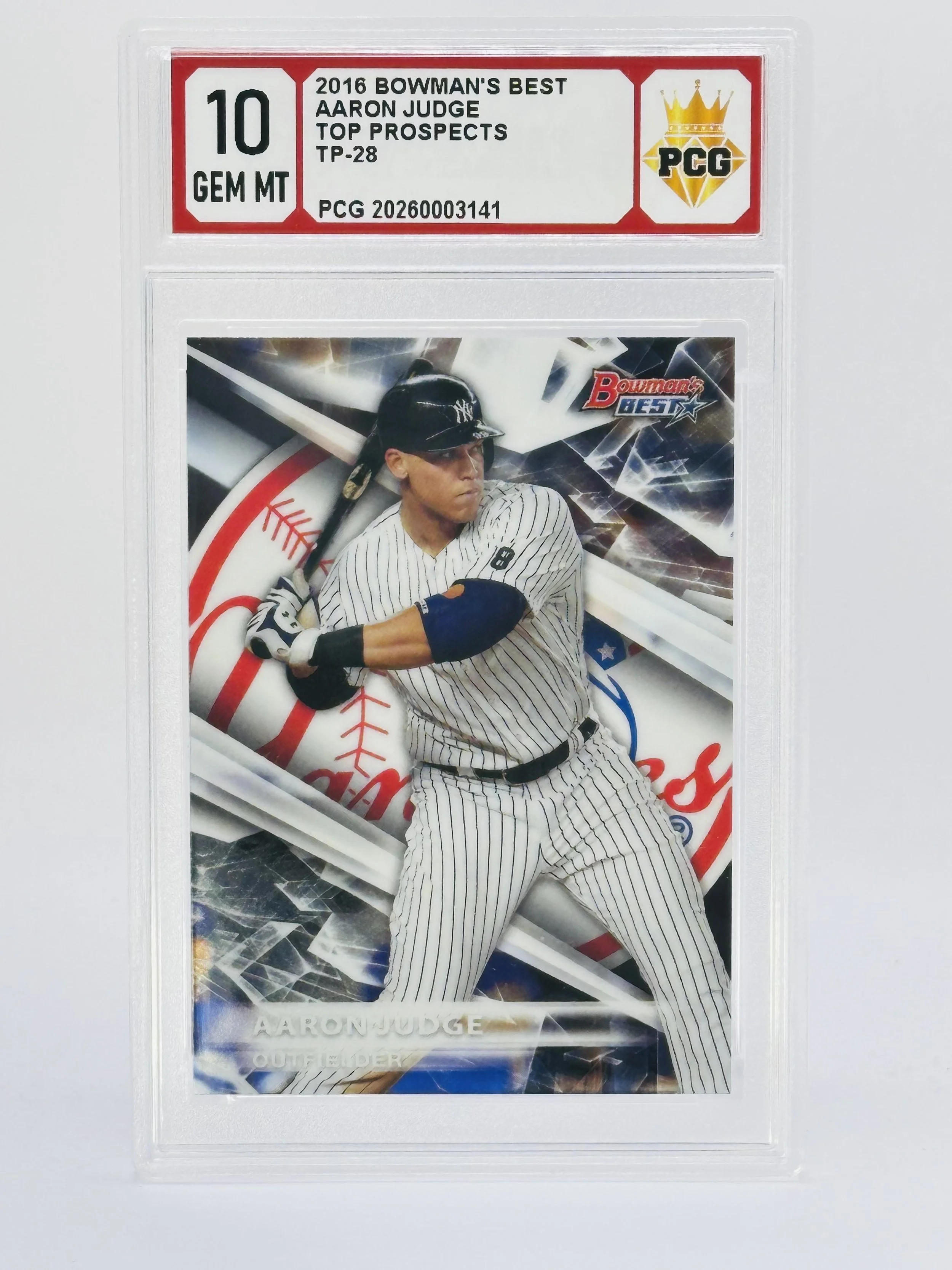 #20260003141 2016 AARON JUDGE 10 GEM MT