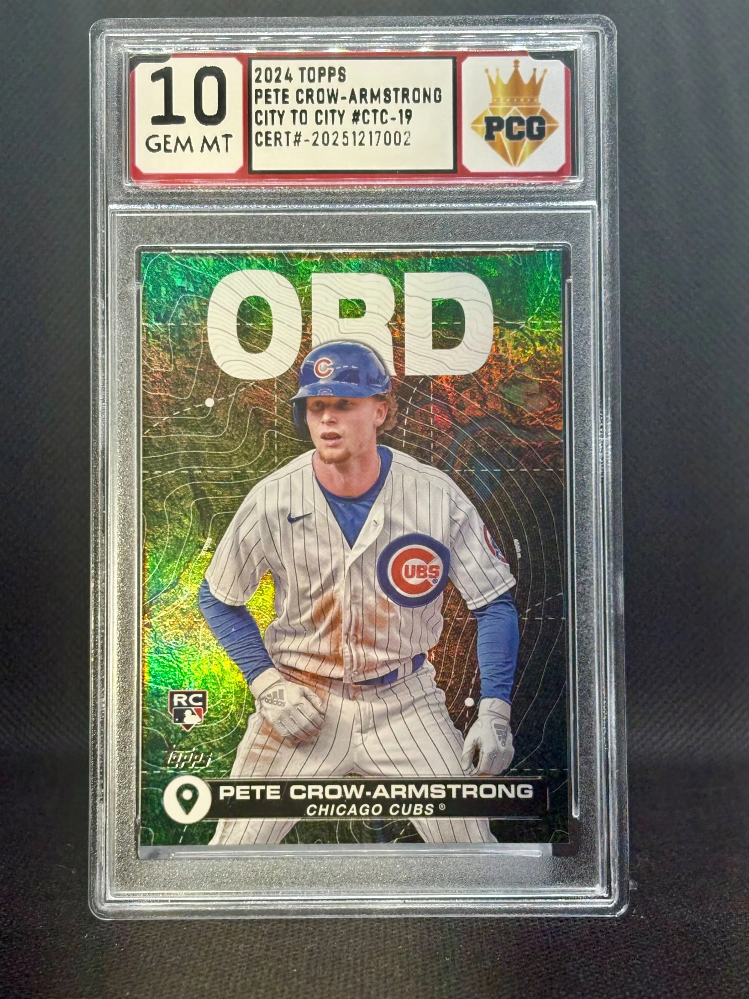 #20251217002 PETE CROW-ARMSTRONG 10 GEM MT