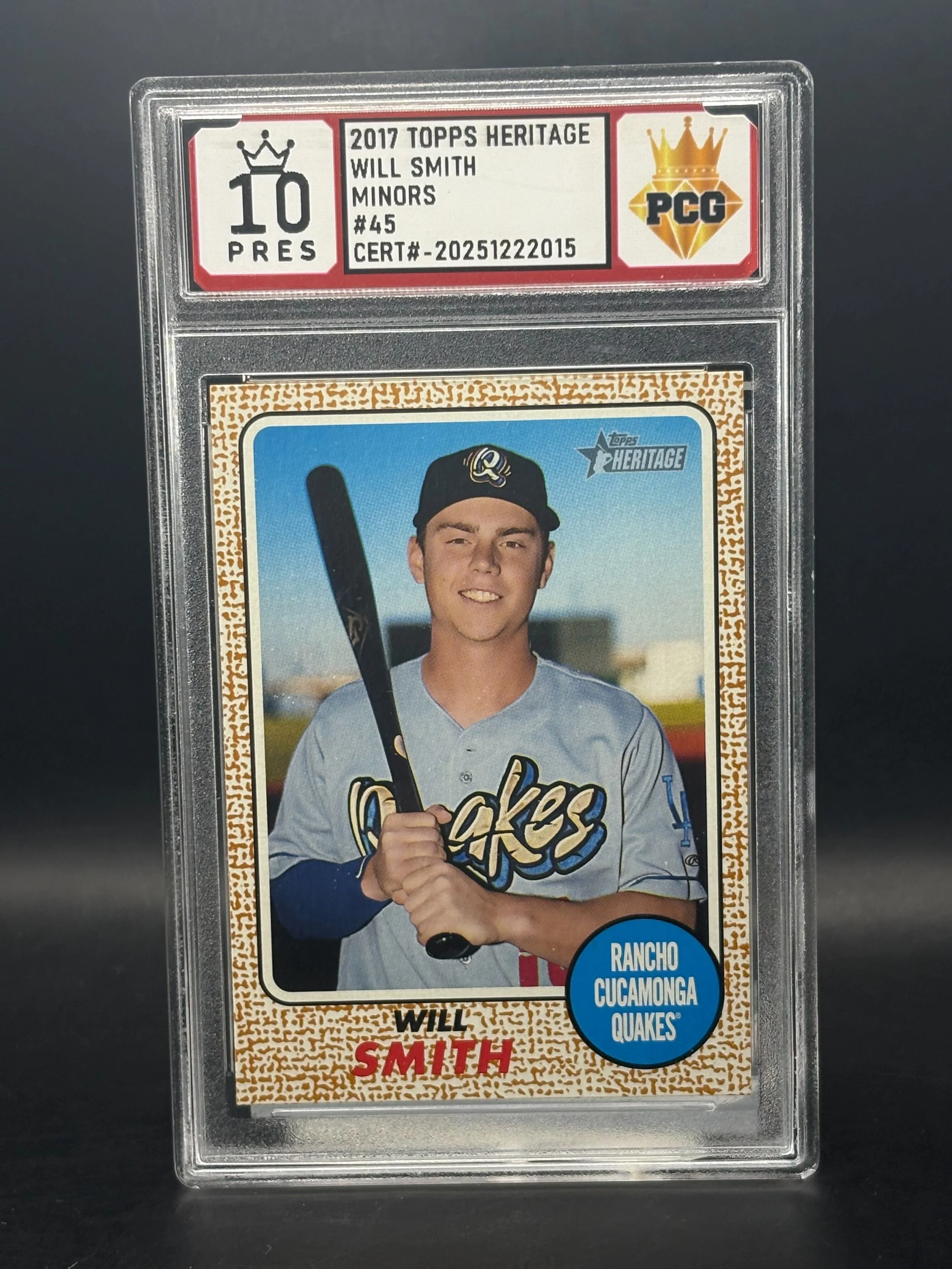 #20251222015 2017 WILL SMITH 10 PRESTIGIOUS (HIGHEST GRADE)