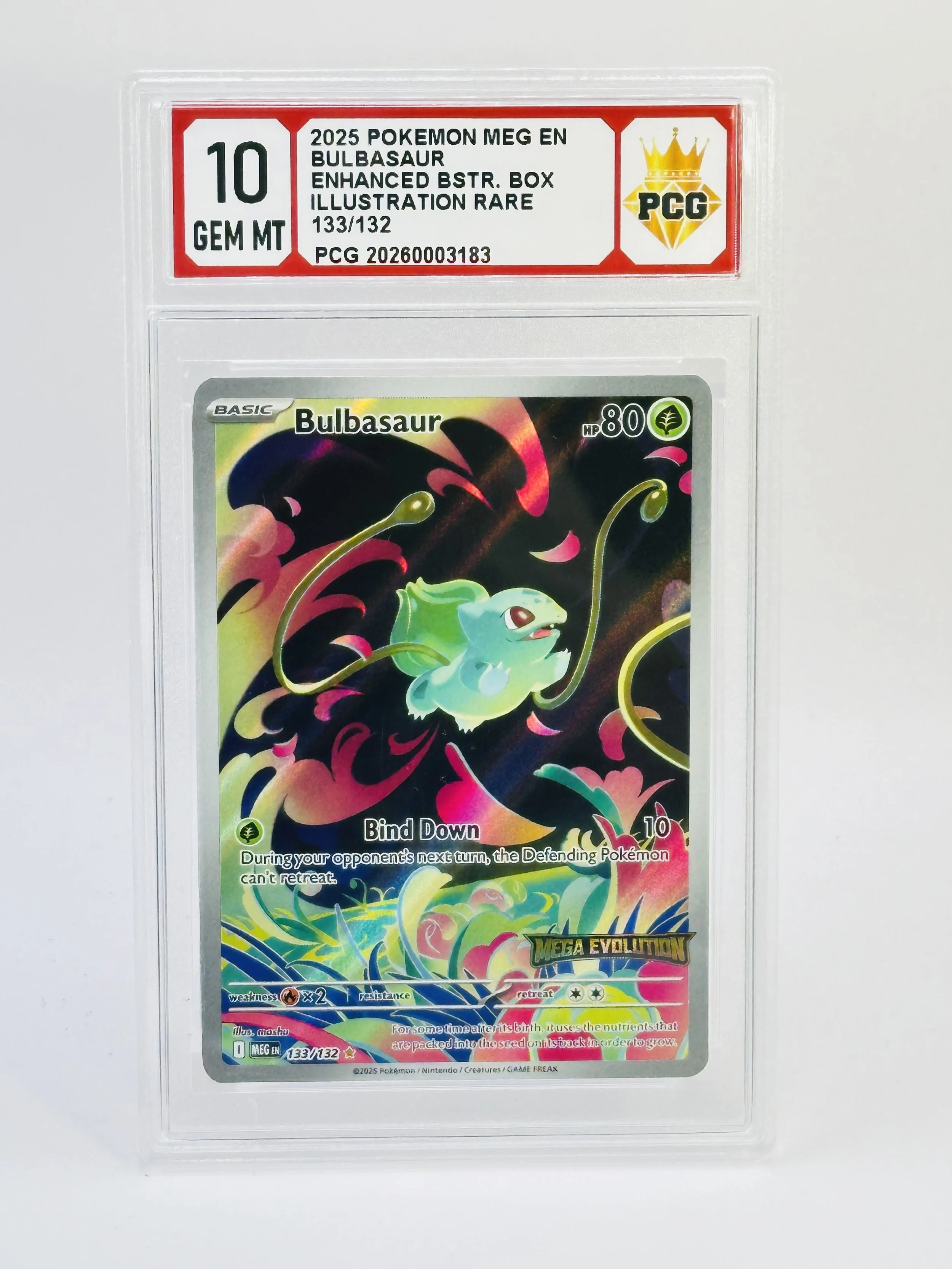 #20260003183 2025 BULBASAUR 10 GEM MT