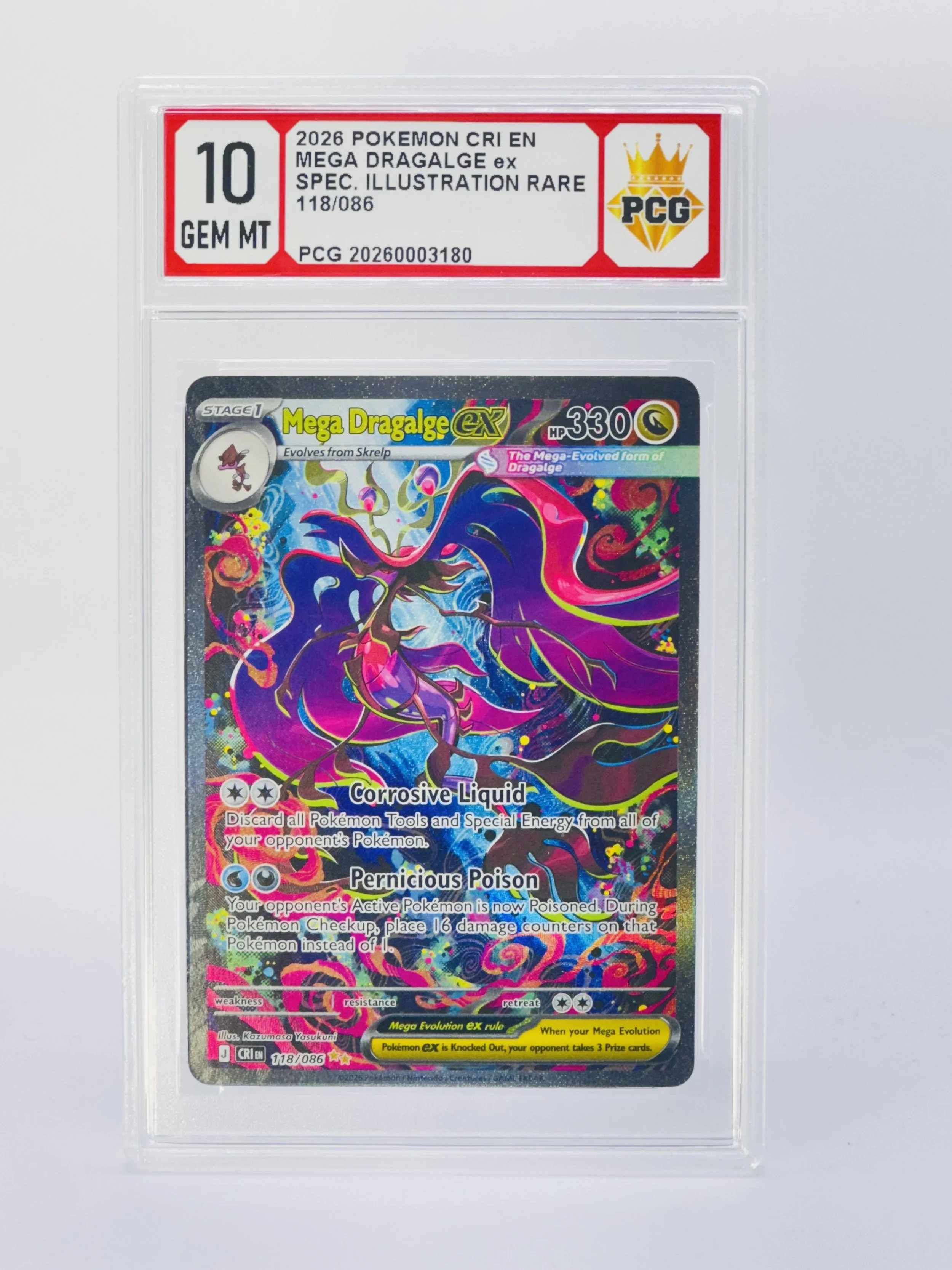 #20260003180 2026 MEGA DRAGALGE 10 GEM MT