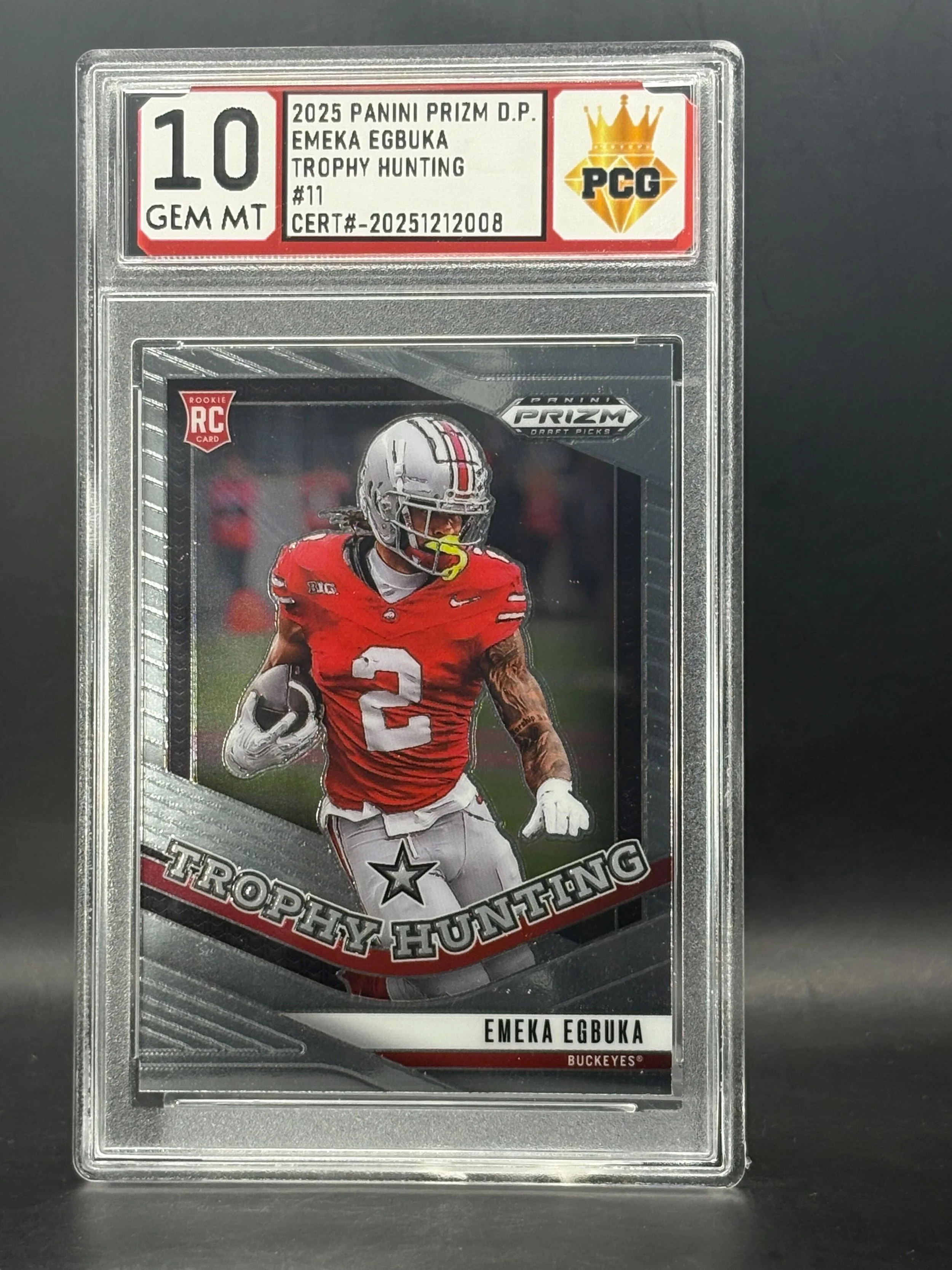 #20251212008 Emeka Egbuka 10 GEM MT