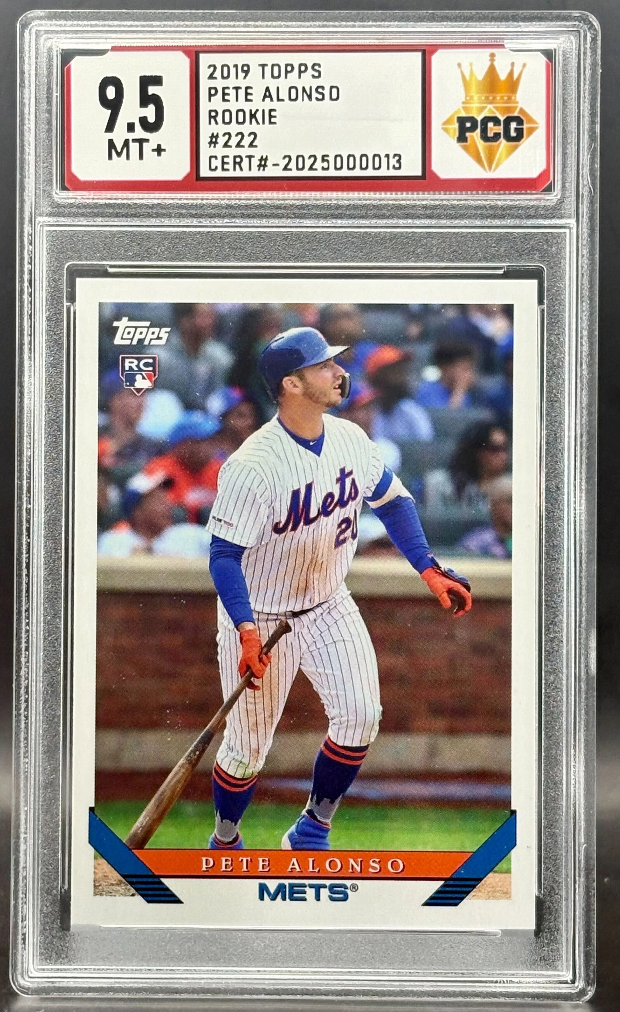 #2025125000013 2019 PETE ALONSO RC 9.5 MT+