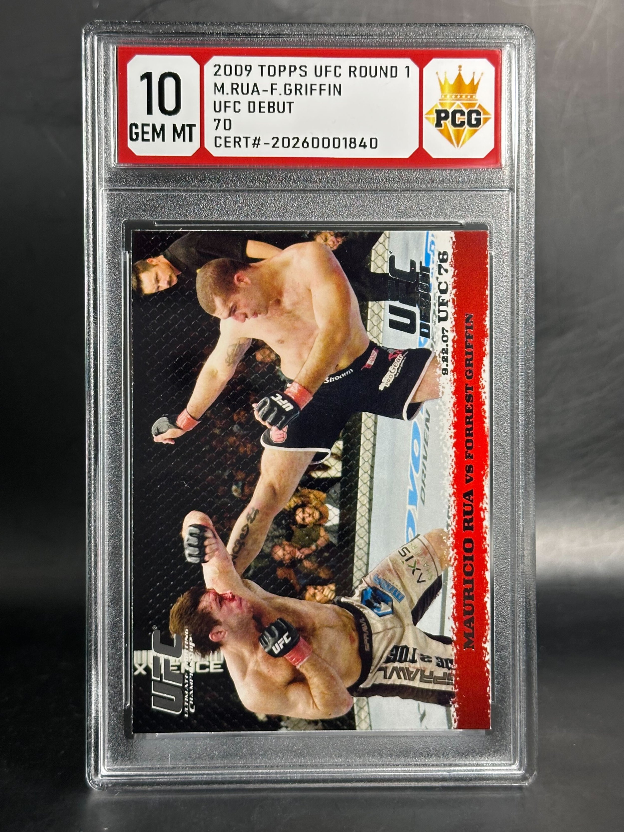 #20270001840 2009 RUA-GRIFFIN 10 GEM MT