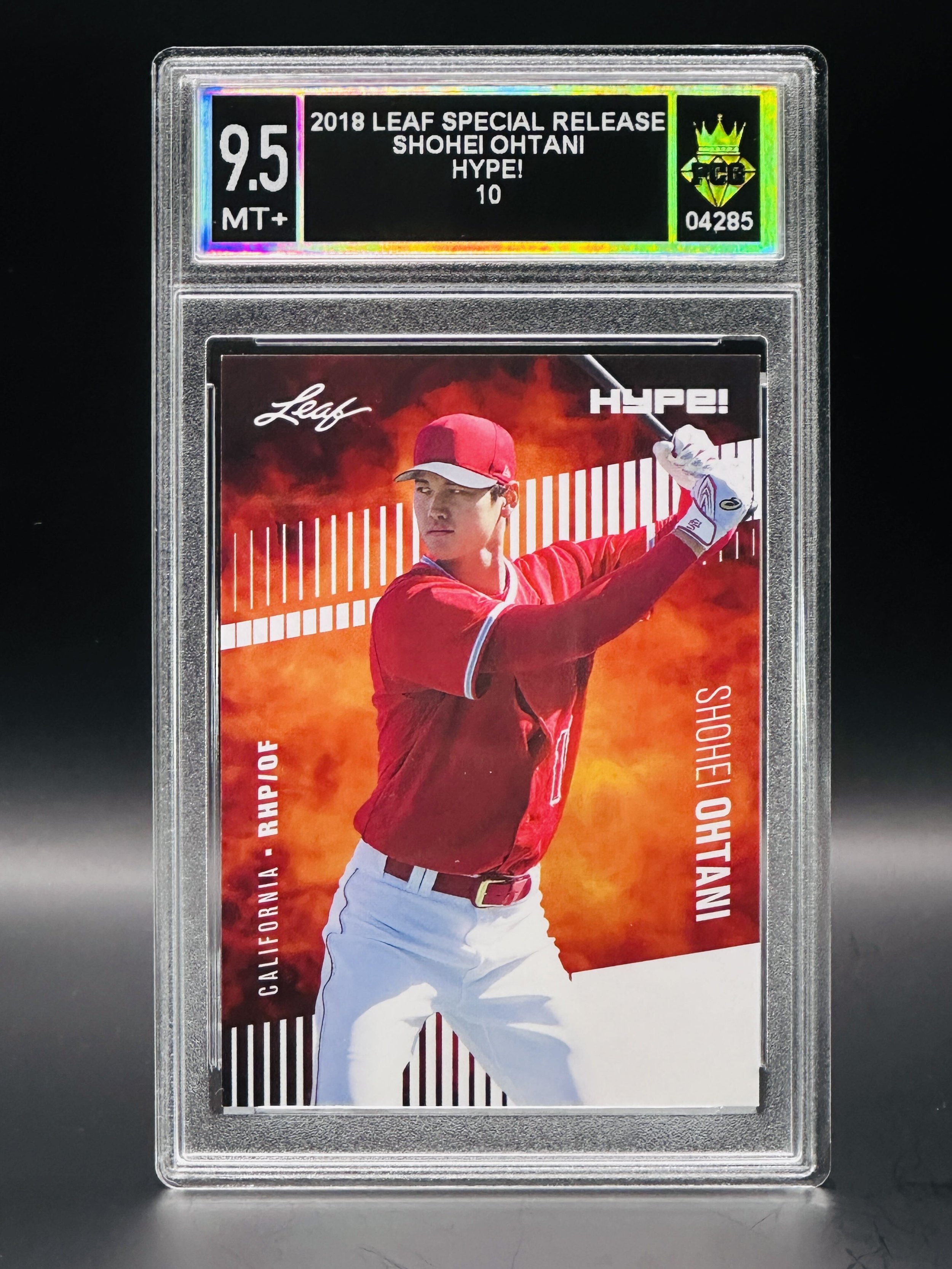 #04285 2018 SHOHEI OHTANI 9.5 MT+