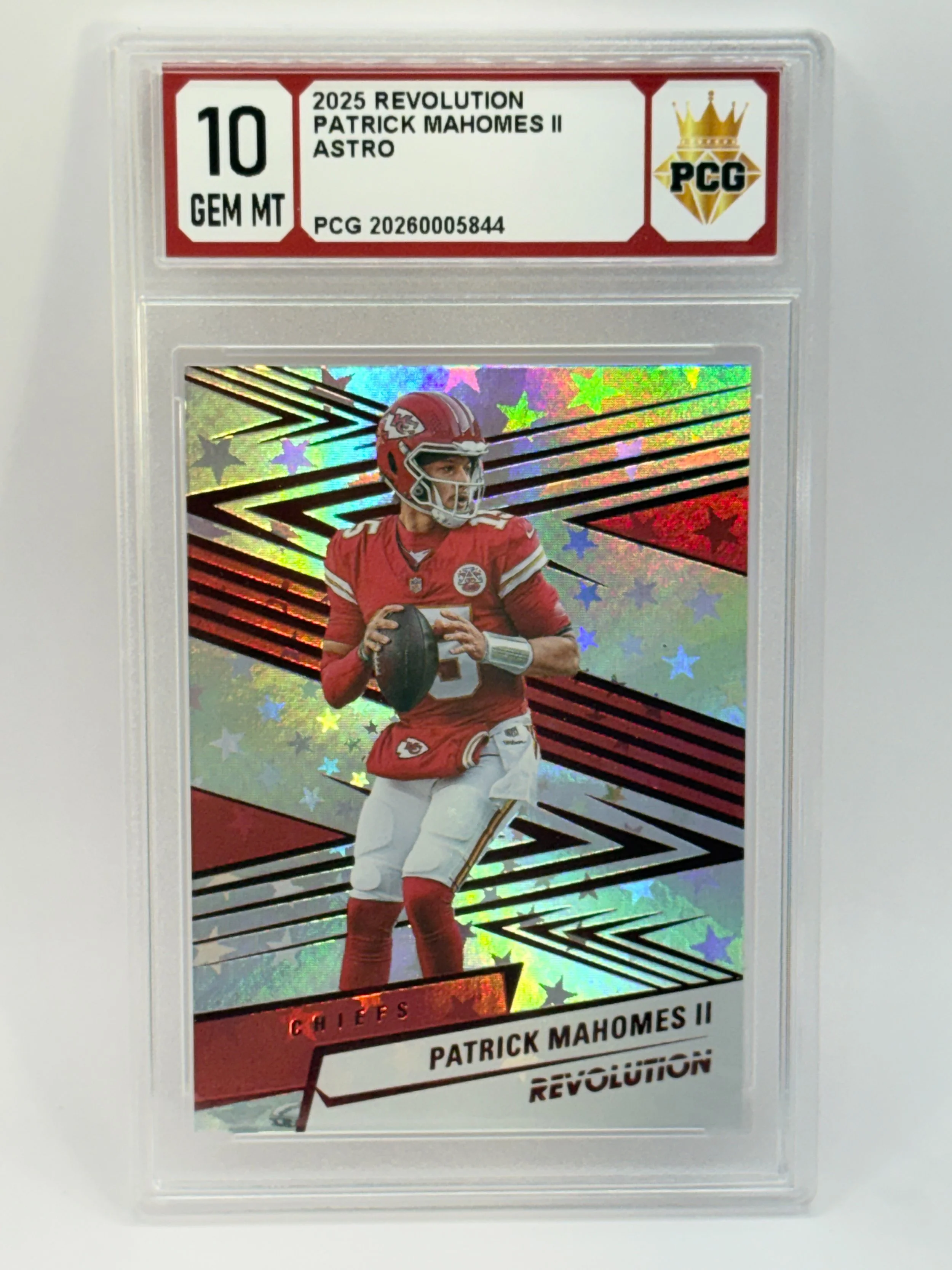 #20260005844 2025 PATRICK MAHOMES 10 GEM MT