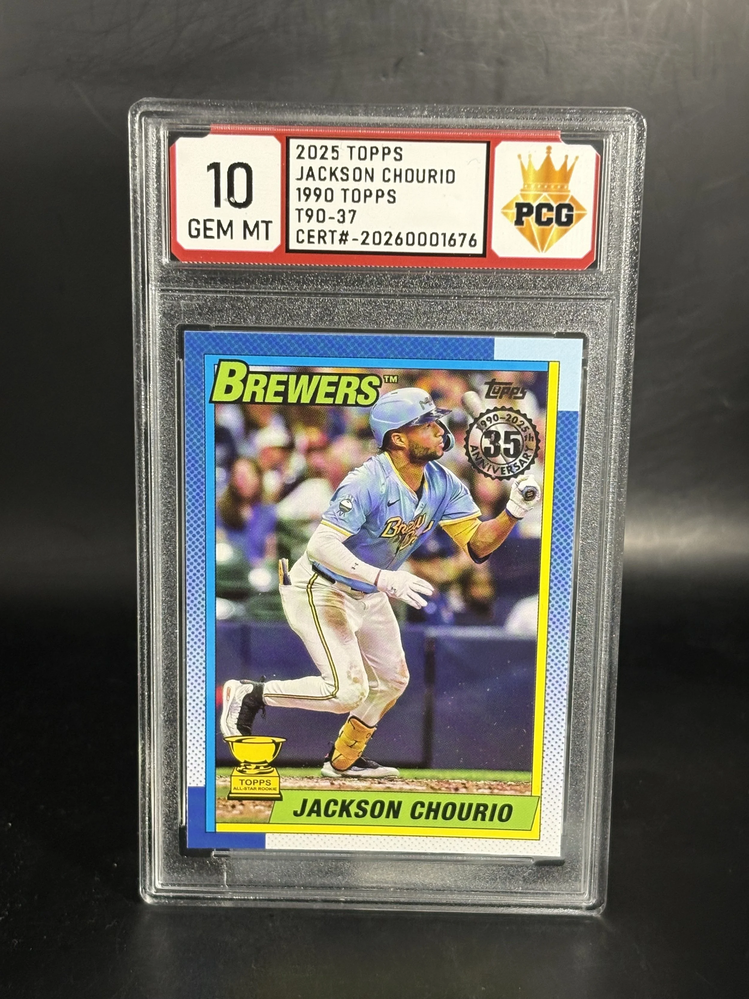 #20260001676 2025 JACKSON CHOURIO 10 GEM MT