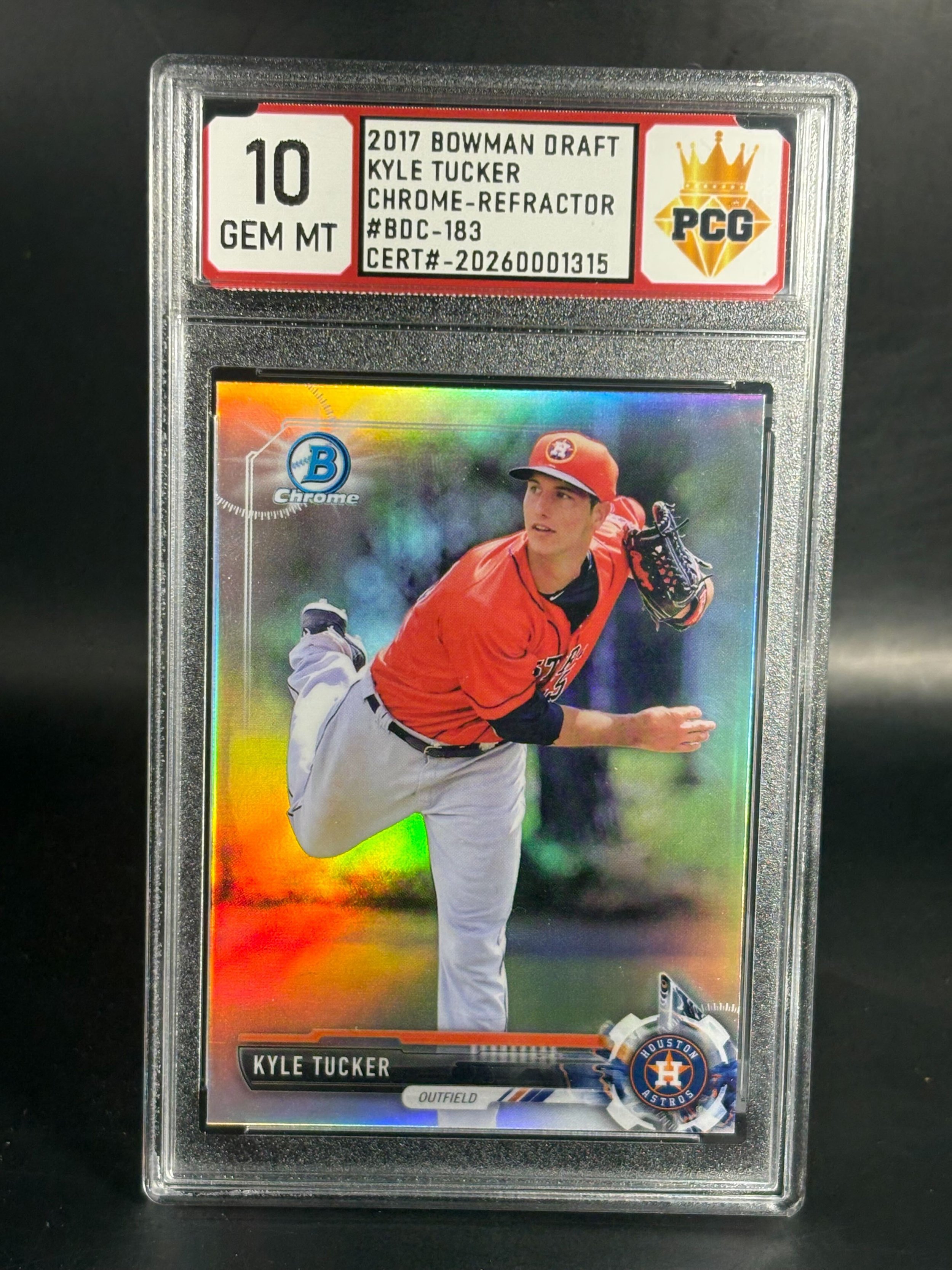 #20260001315 2017 KYLE TUCKER 10 GEM MT