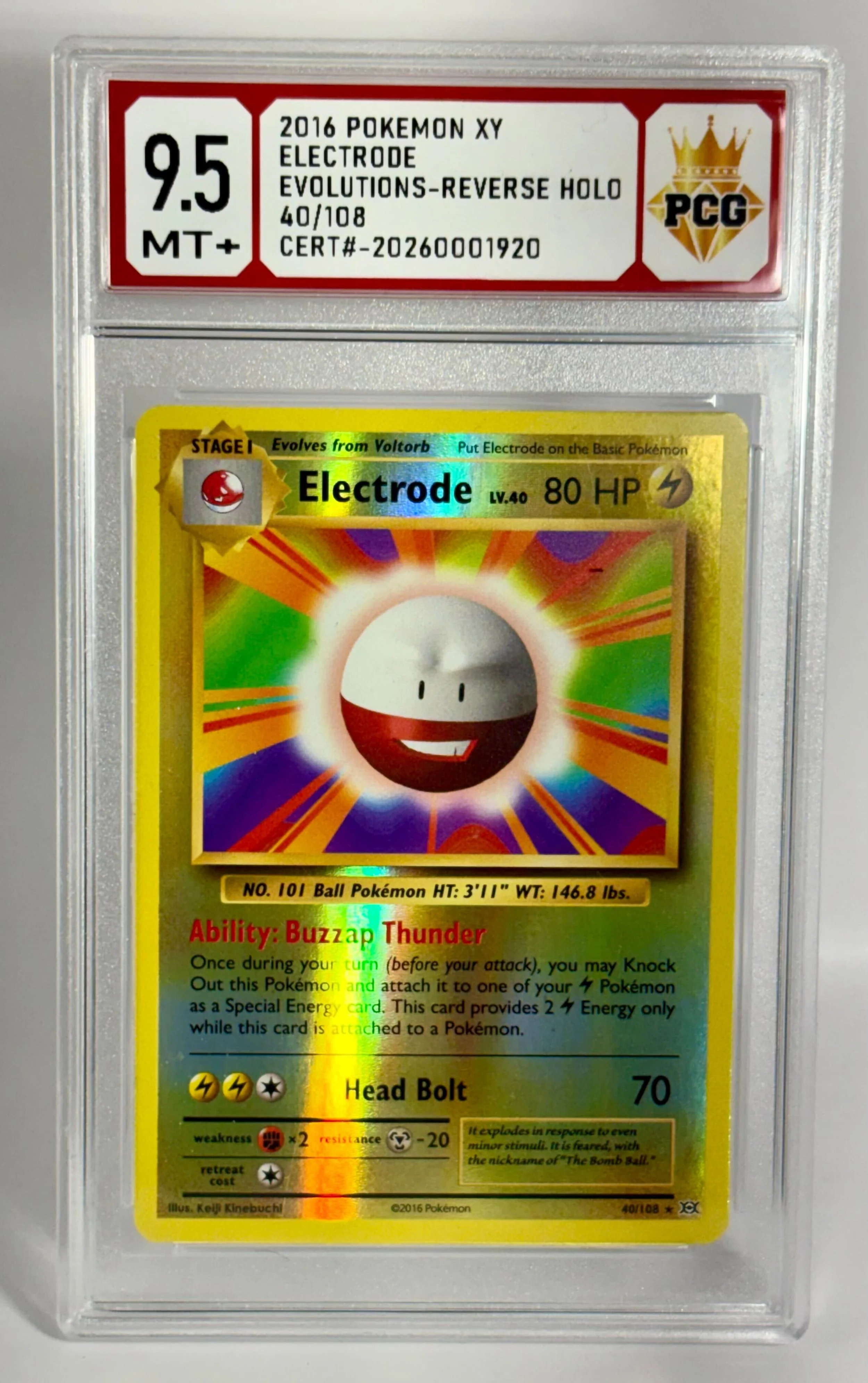 #20260001920 2017 ELECTRODE 9.5 MT+