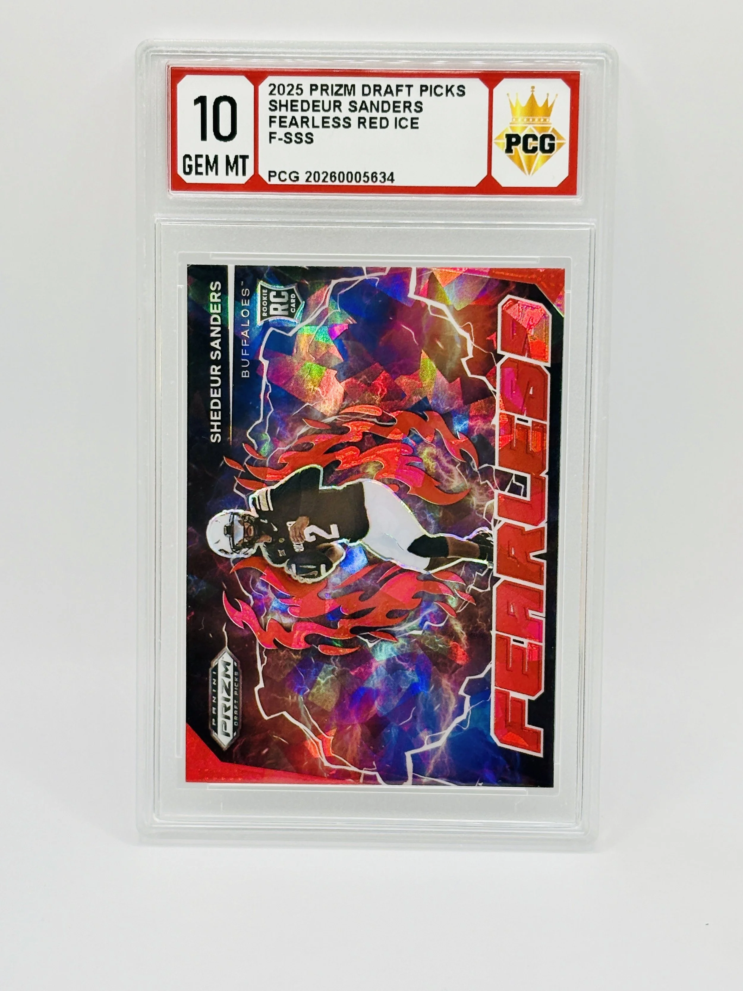 #20260005634 2025 SHEDEUR SANDERS 10 GEM MT