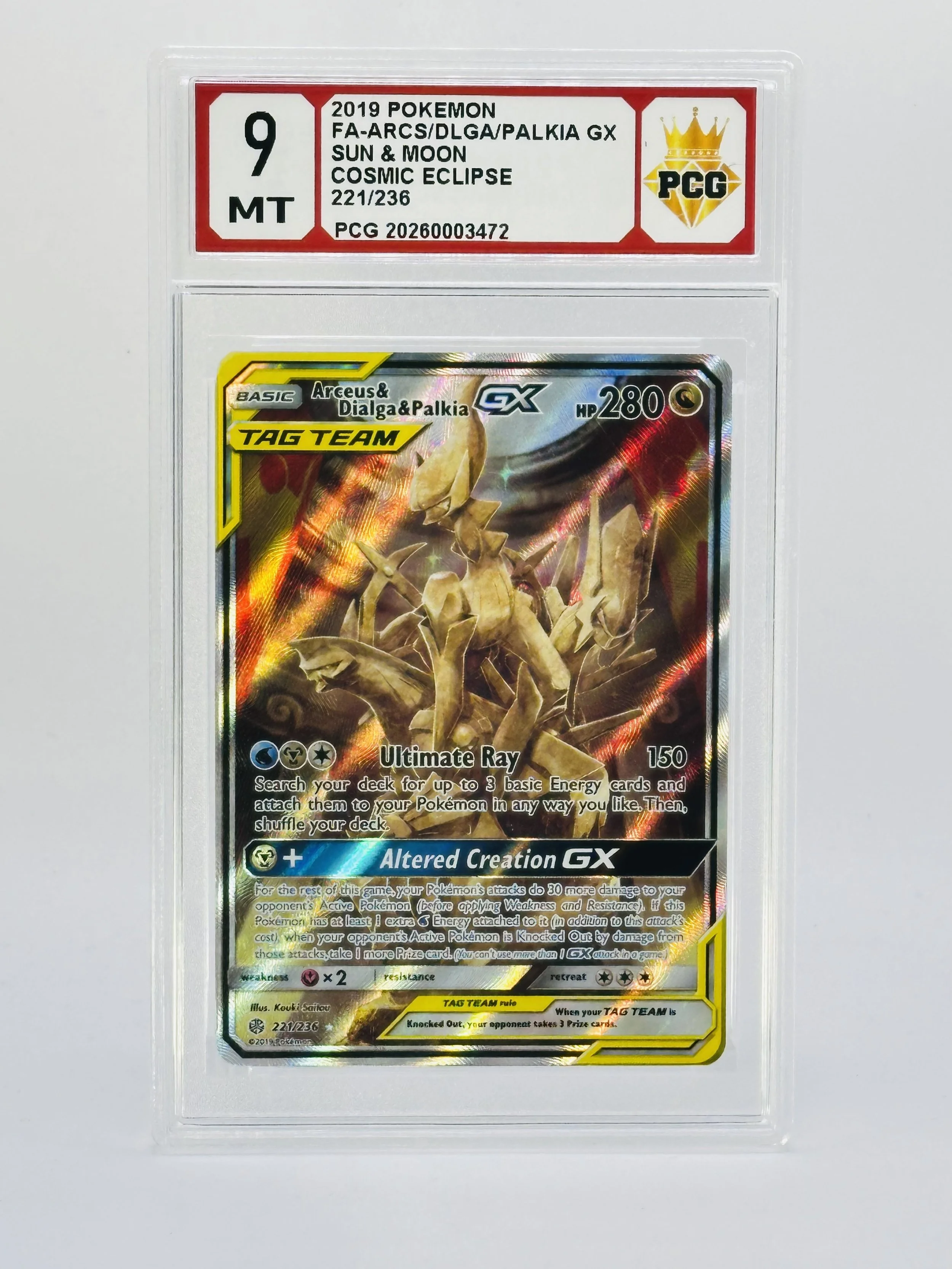 #20260003472 2019 FA-ARCS/DLGA/PALKIA GX 9 MT