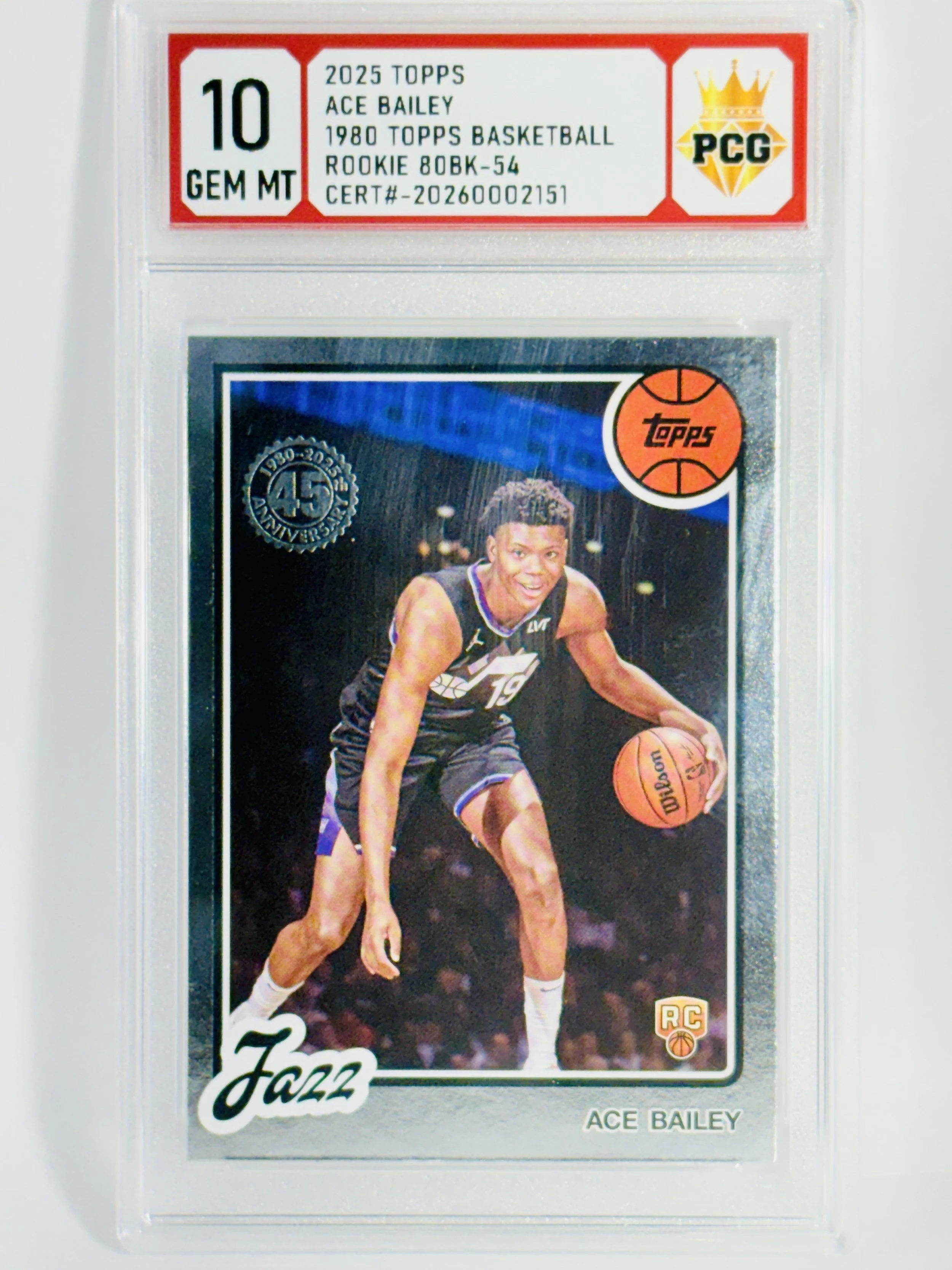 #20260002151 2025 ACE BAILEY RC 10 GEM MT