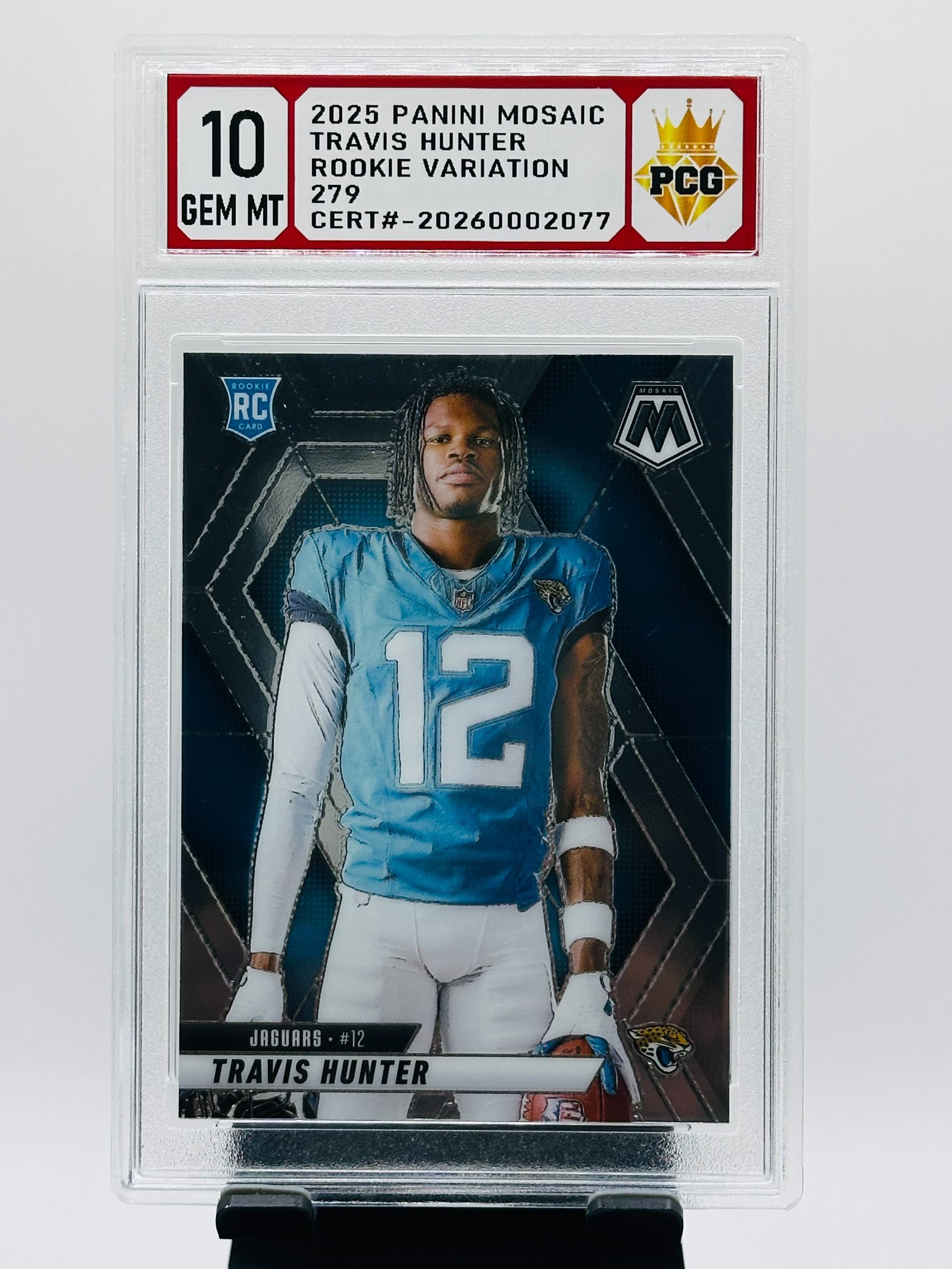 #20260002077 2025 TRAVIS HUNTER RC 10 GEM MT