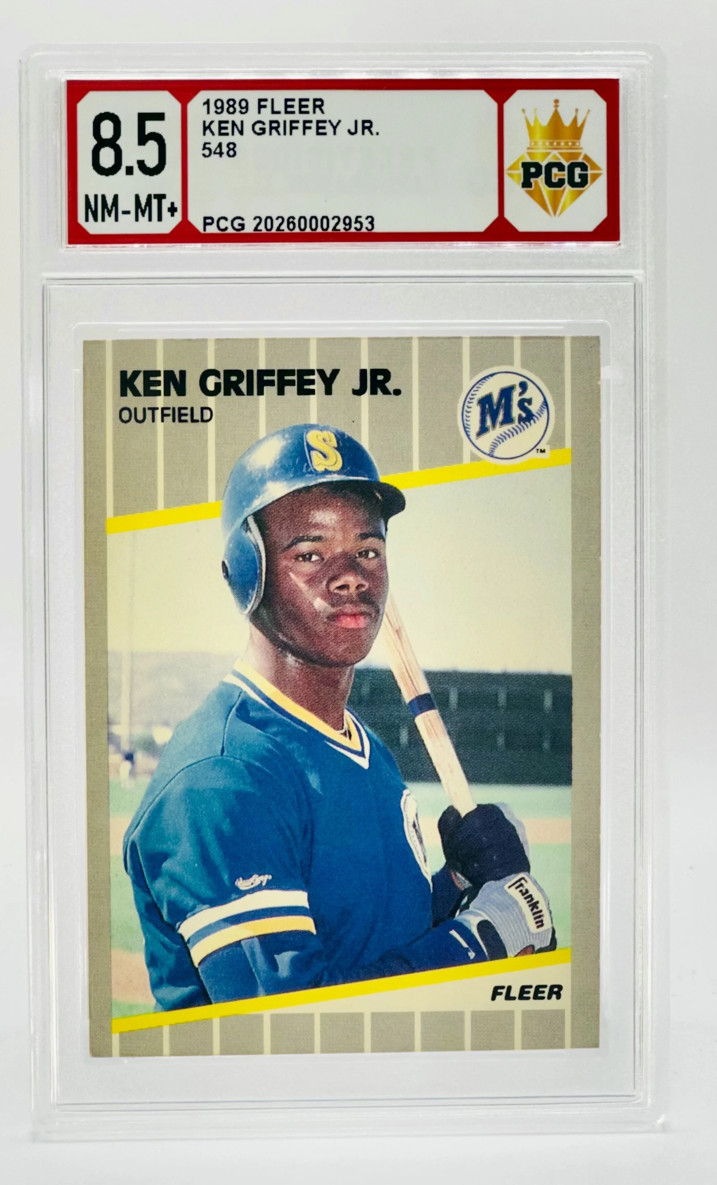 #20260002953 1989 KEN GRIFFEY JR. 8.5 NM-MT+