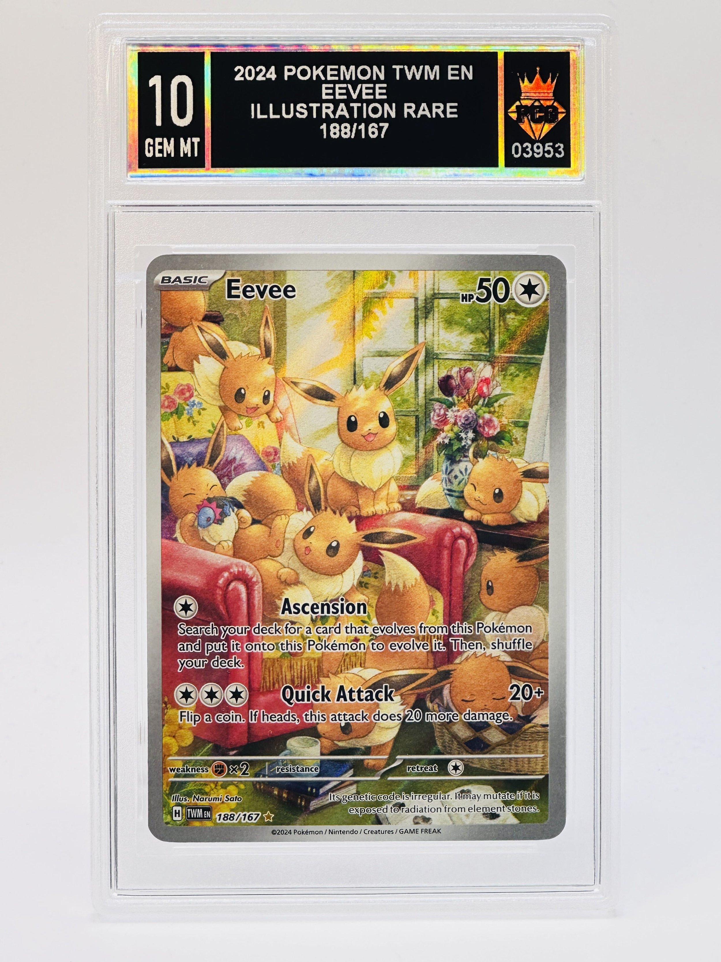 #20260003953 2024 EEVEE 10 GEM MT