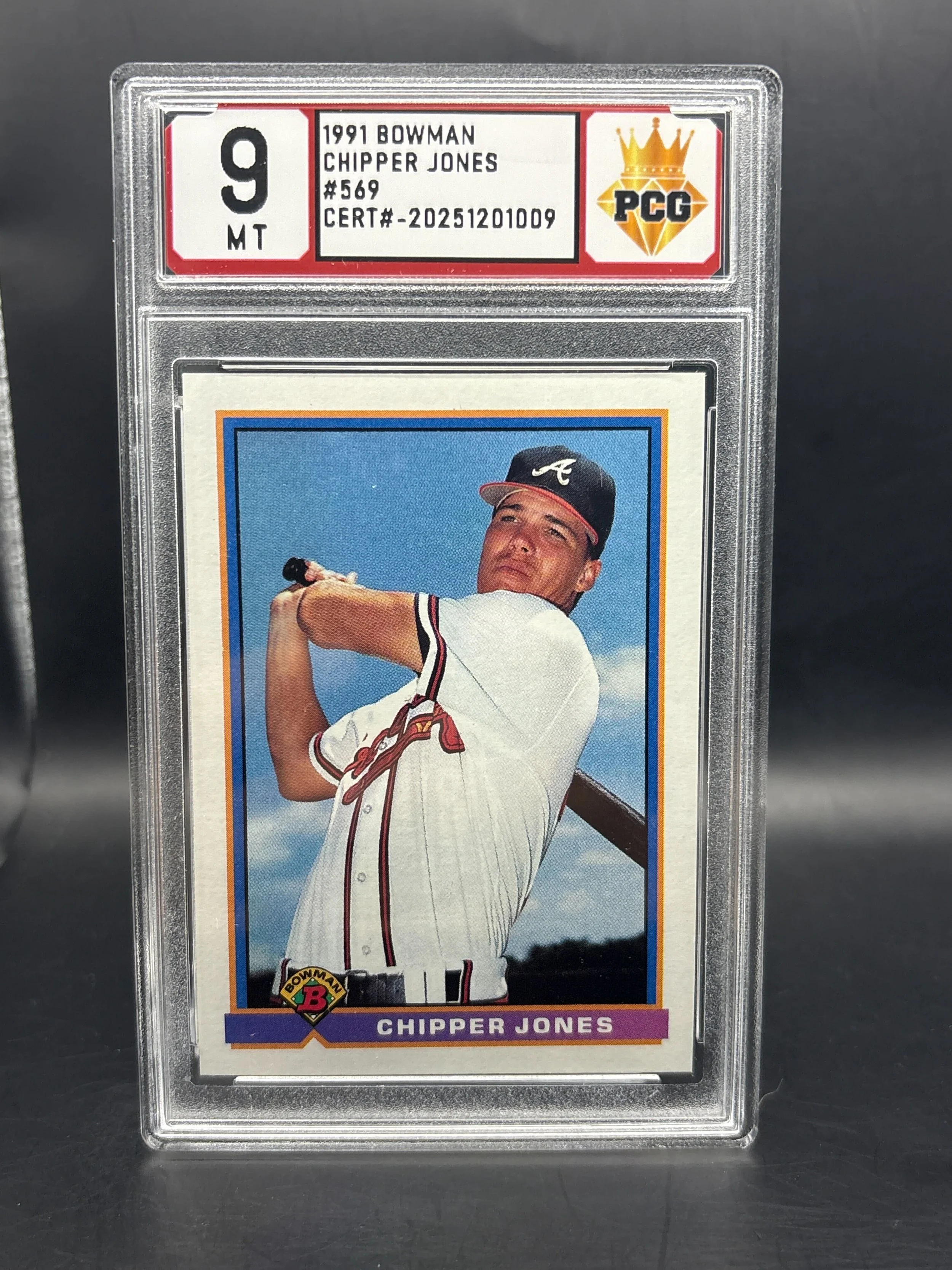 #20251201009 Chipper Jones RC 9 MT