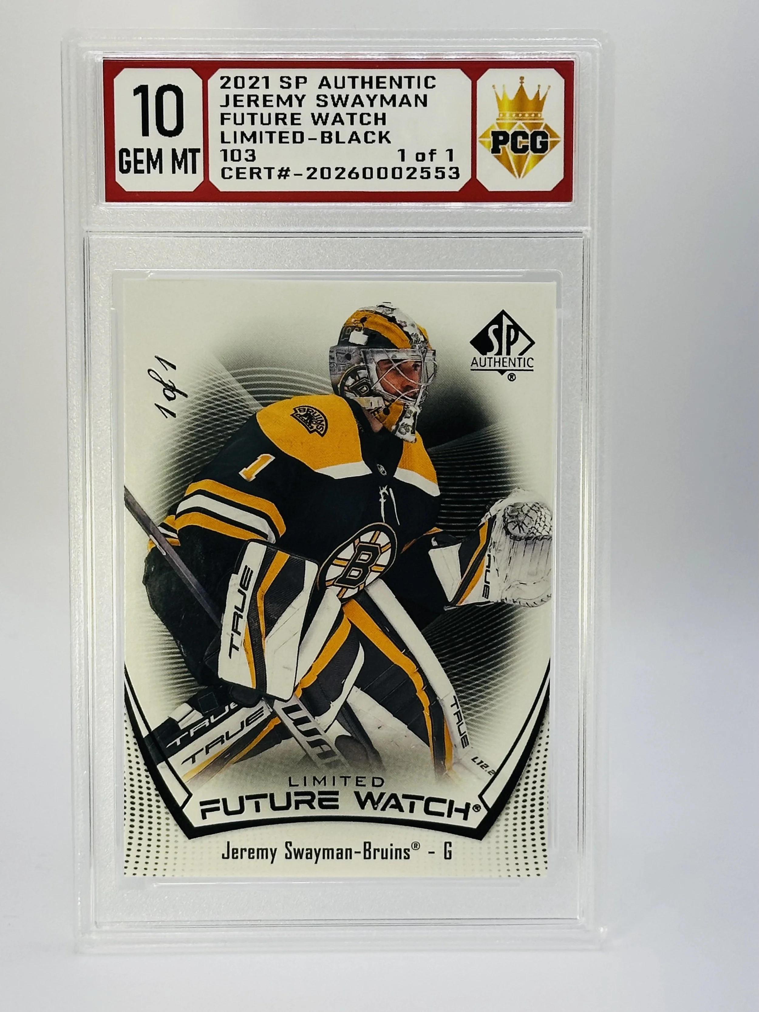 #20260002553 2021 JEREMY SWAYMAN 10 GEM MT
