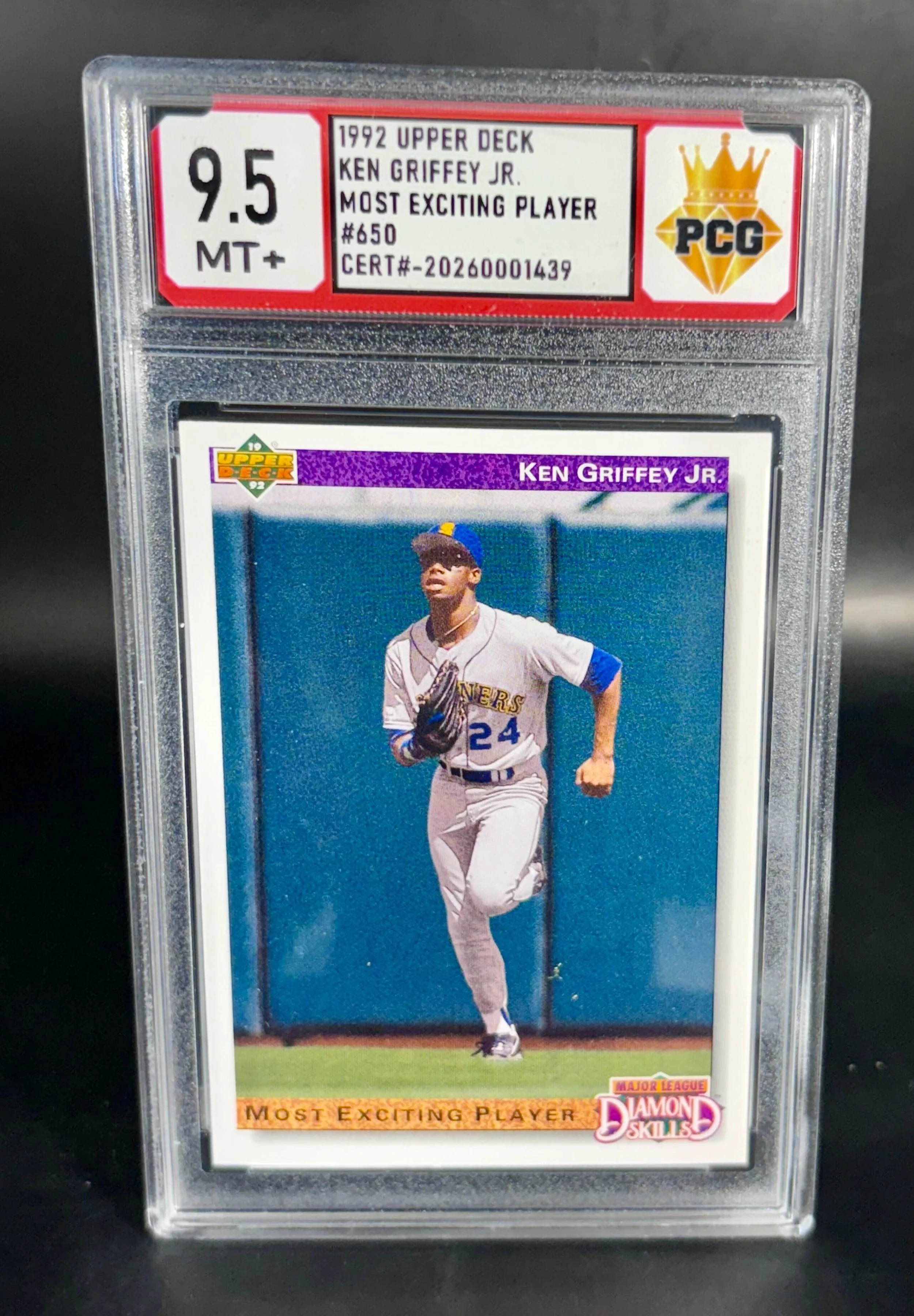 #20260001439 1992 KEN GRIFFEY JR. 9.5 MT+
