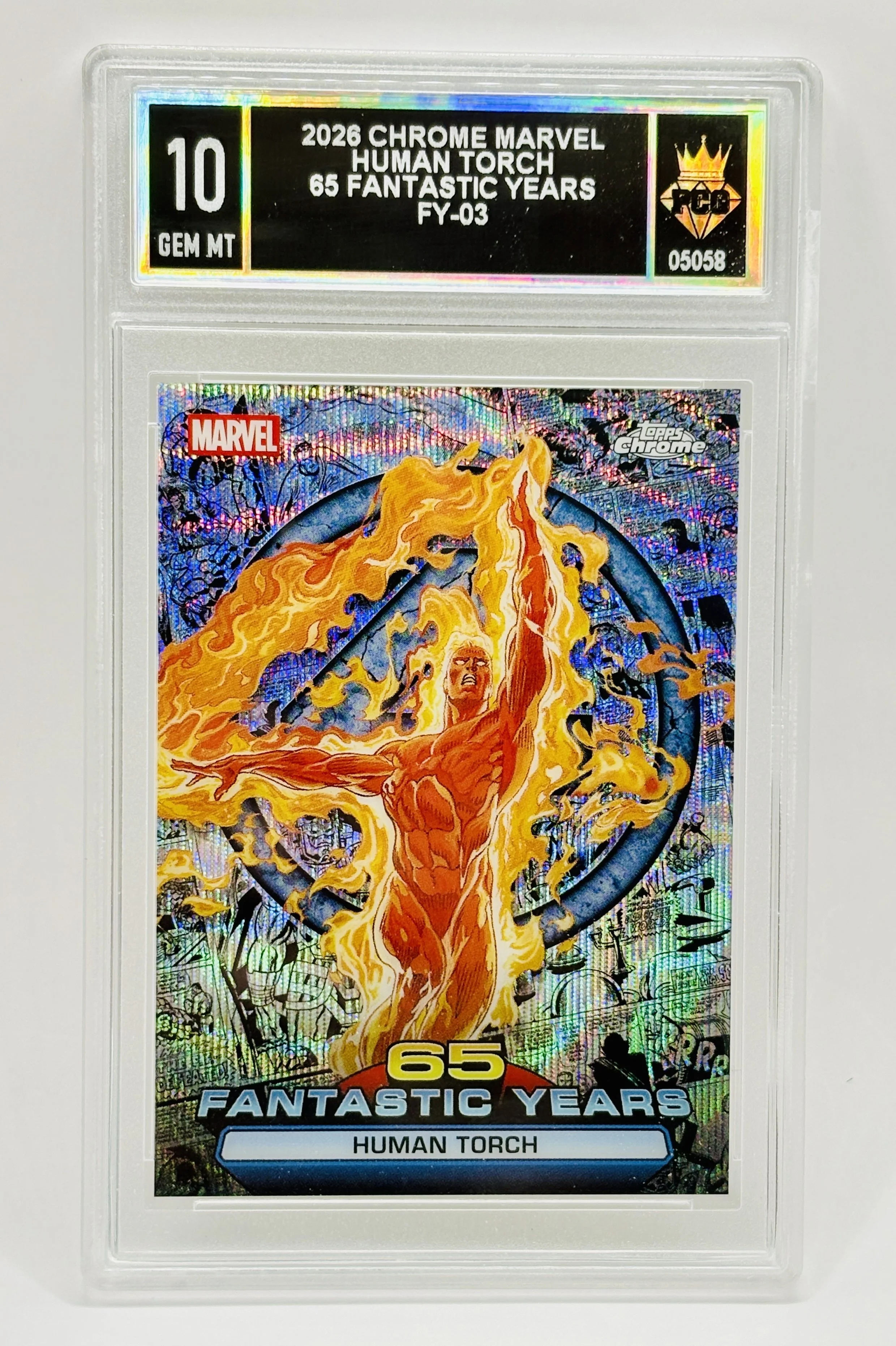 #20260005058 2026 HUMAN TORCH 10 GEM MT