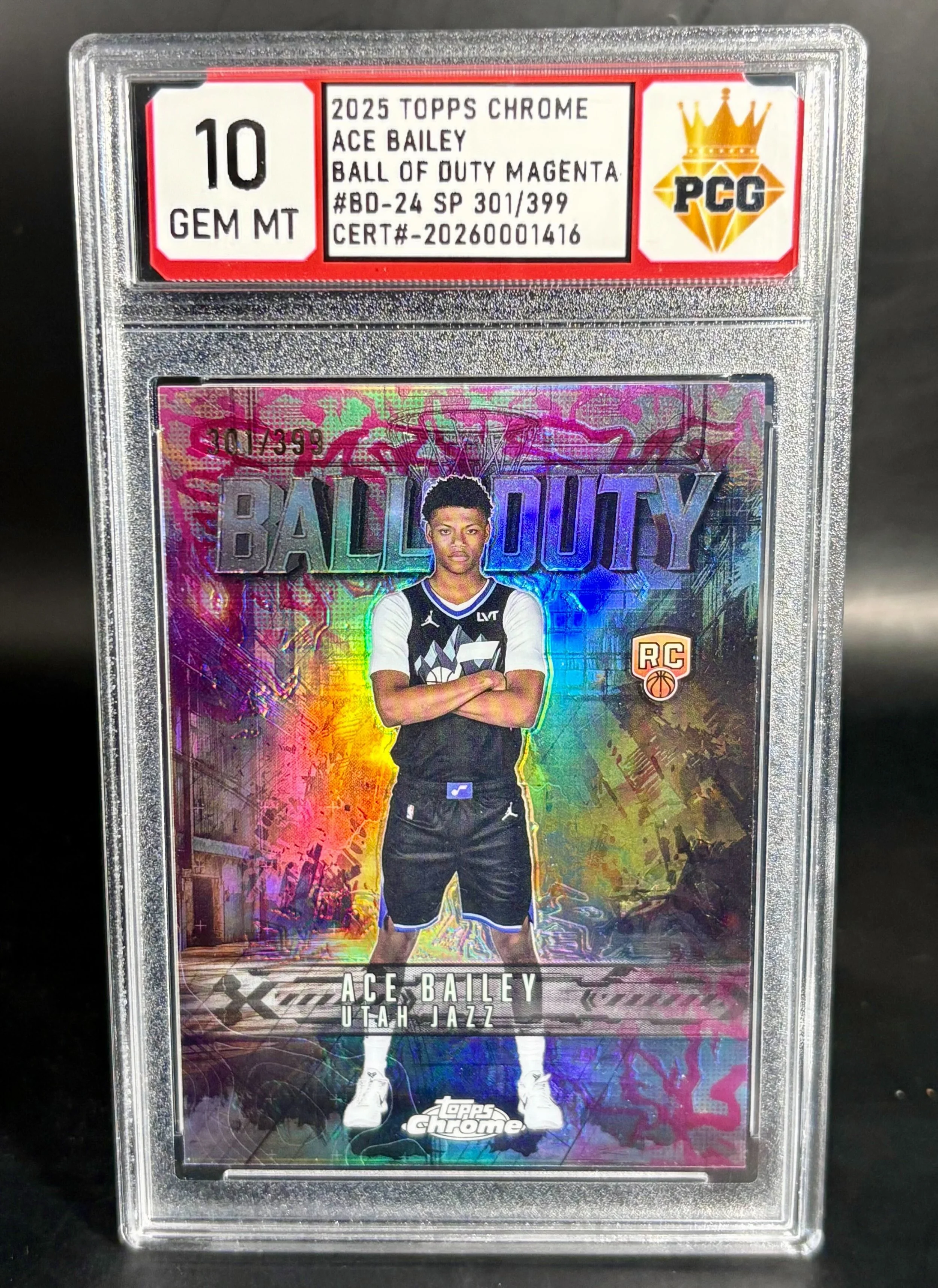 #20260001416 2025 ACE BAILEY 10 GEM MT