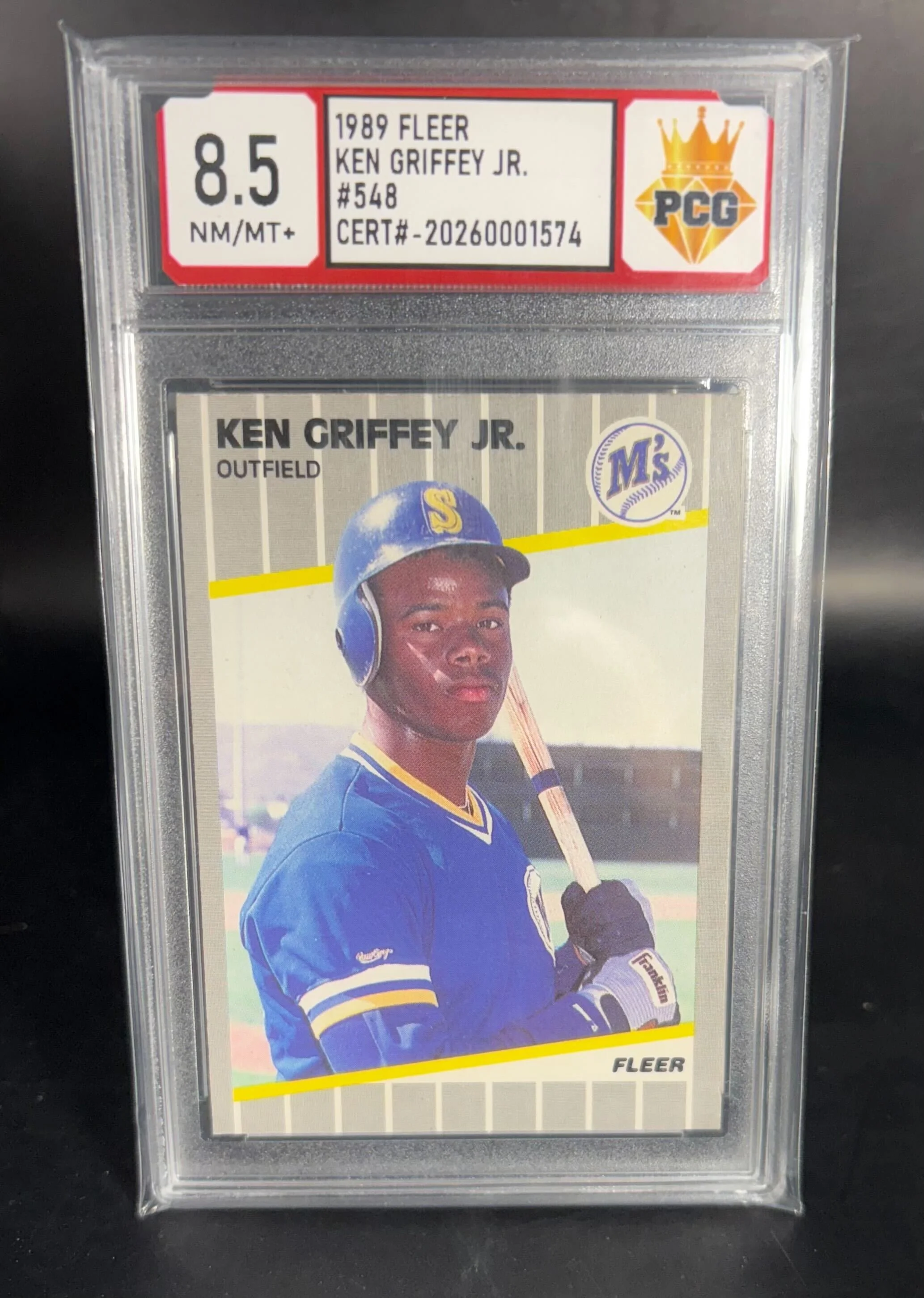 #20260001574 1989 KEN GRIFFEY JR. 8.5 NM/MT+