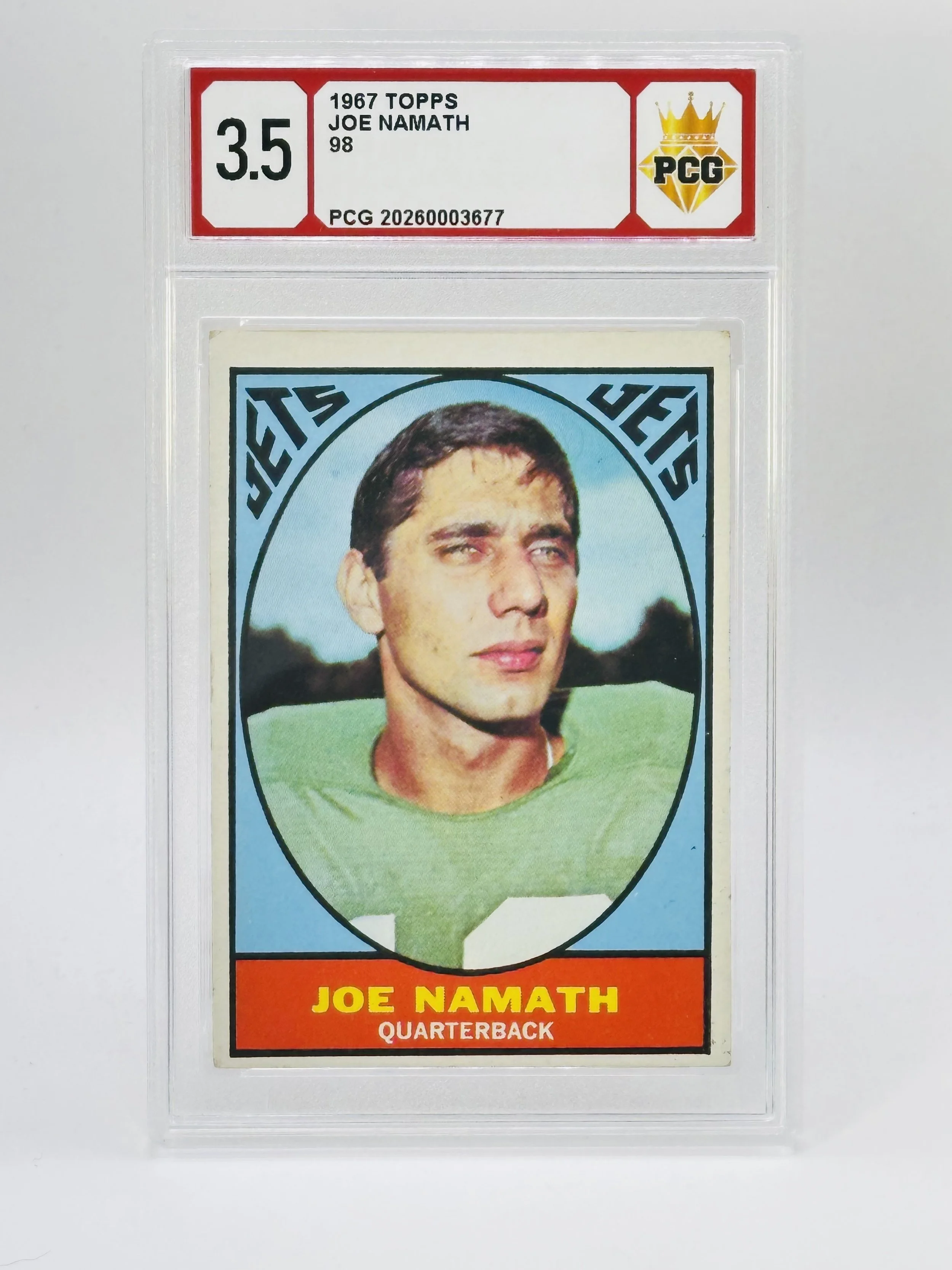 #20260003677 1967 JOE NAMATH 3.5