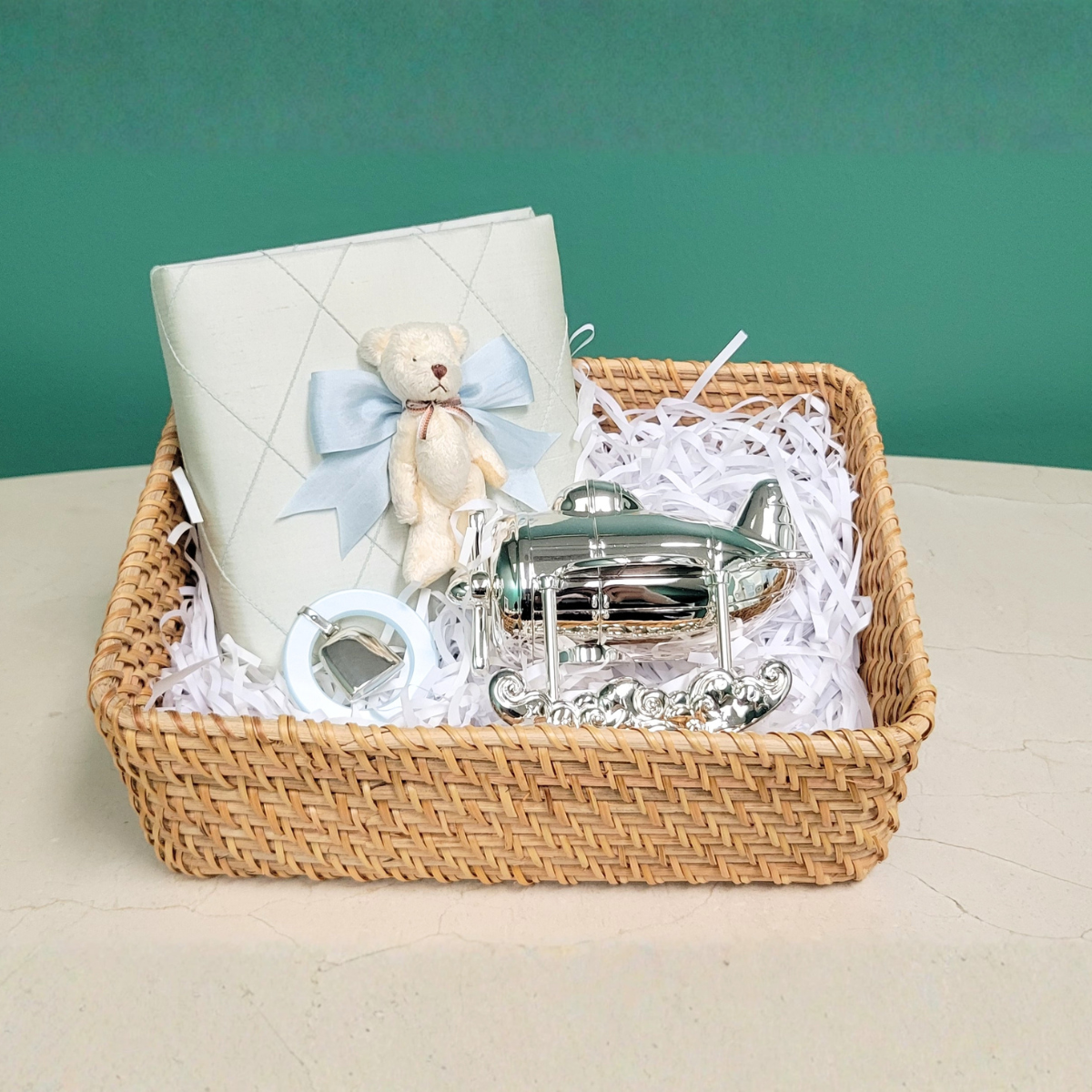The First Moments Gift Basket – Baby Boy