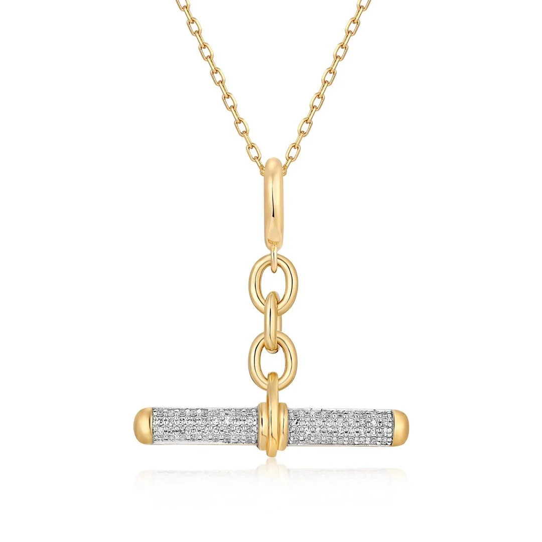 Pave Toggle Pendant