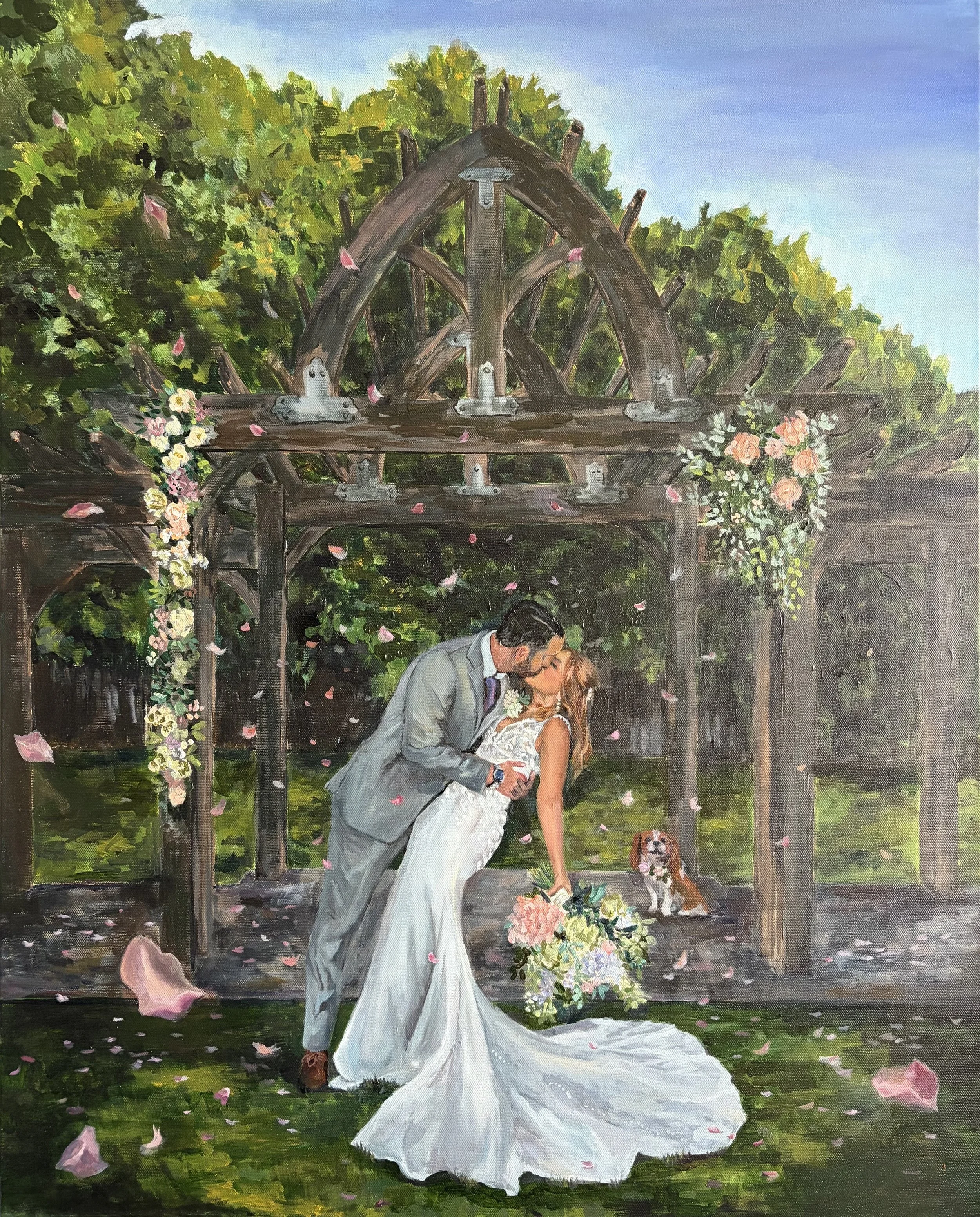 24x30" acrylic and oil on canvas