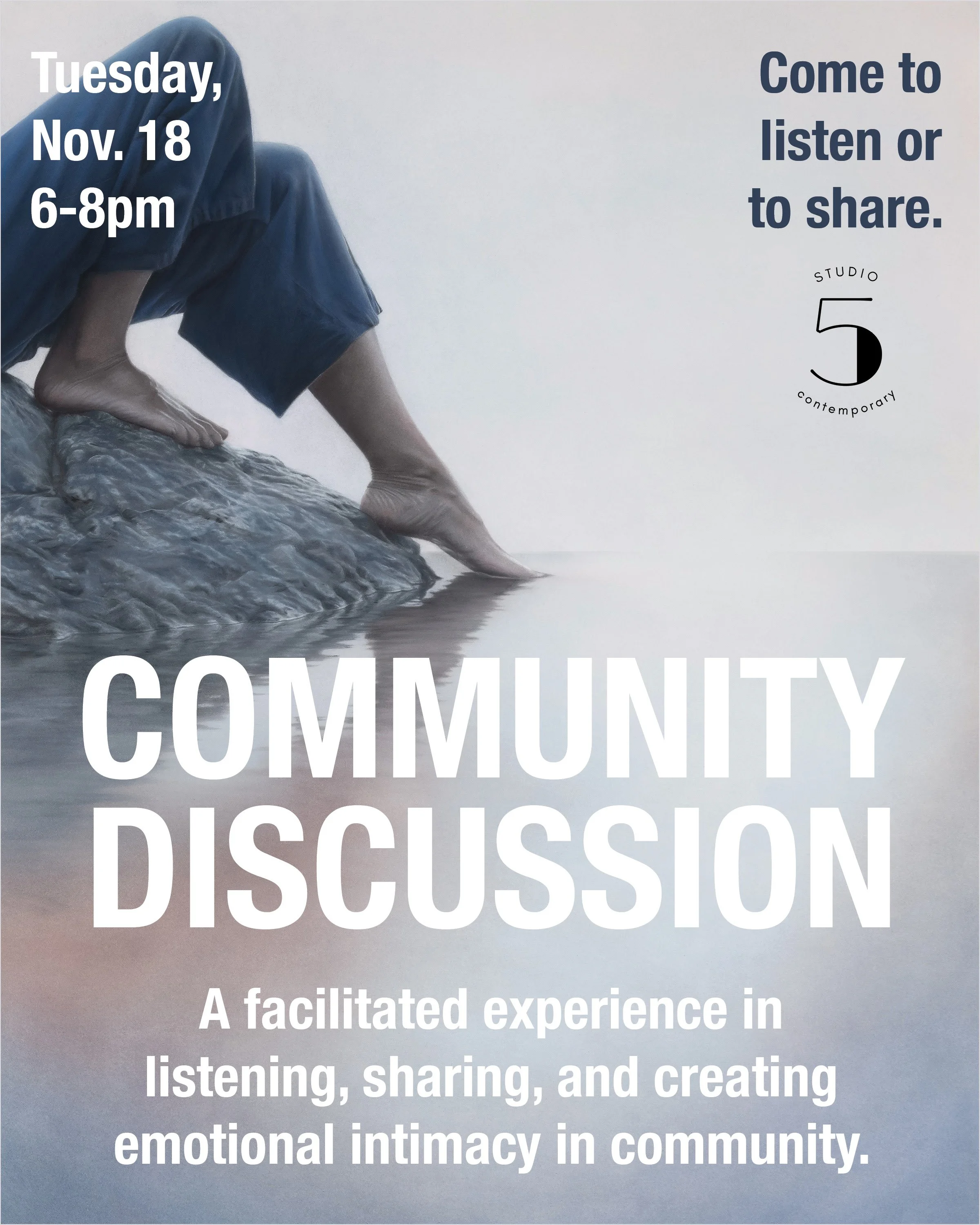 CANCELED: Public Discussion: Transitions