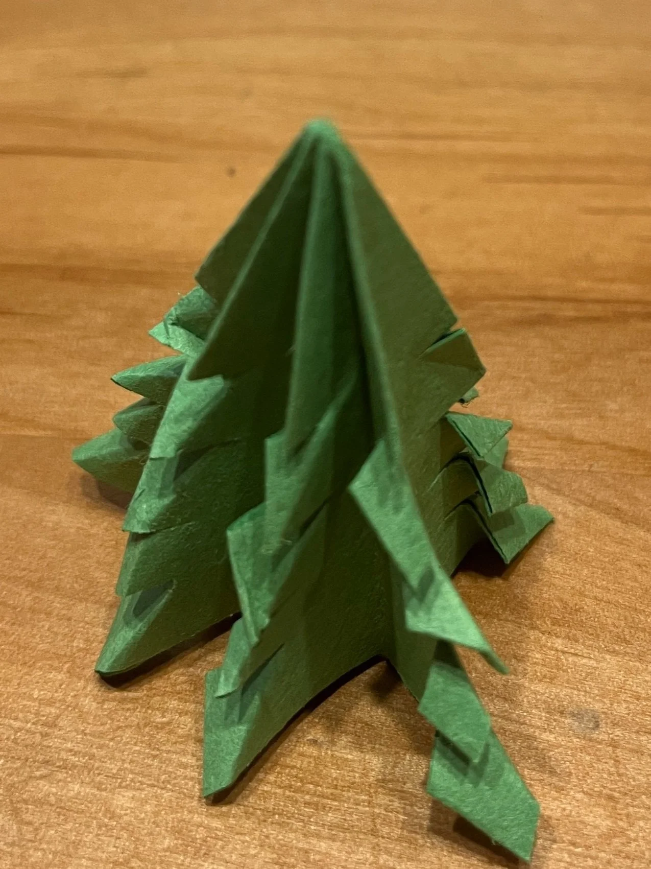 Christmas tree paper craft