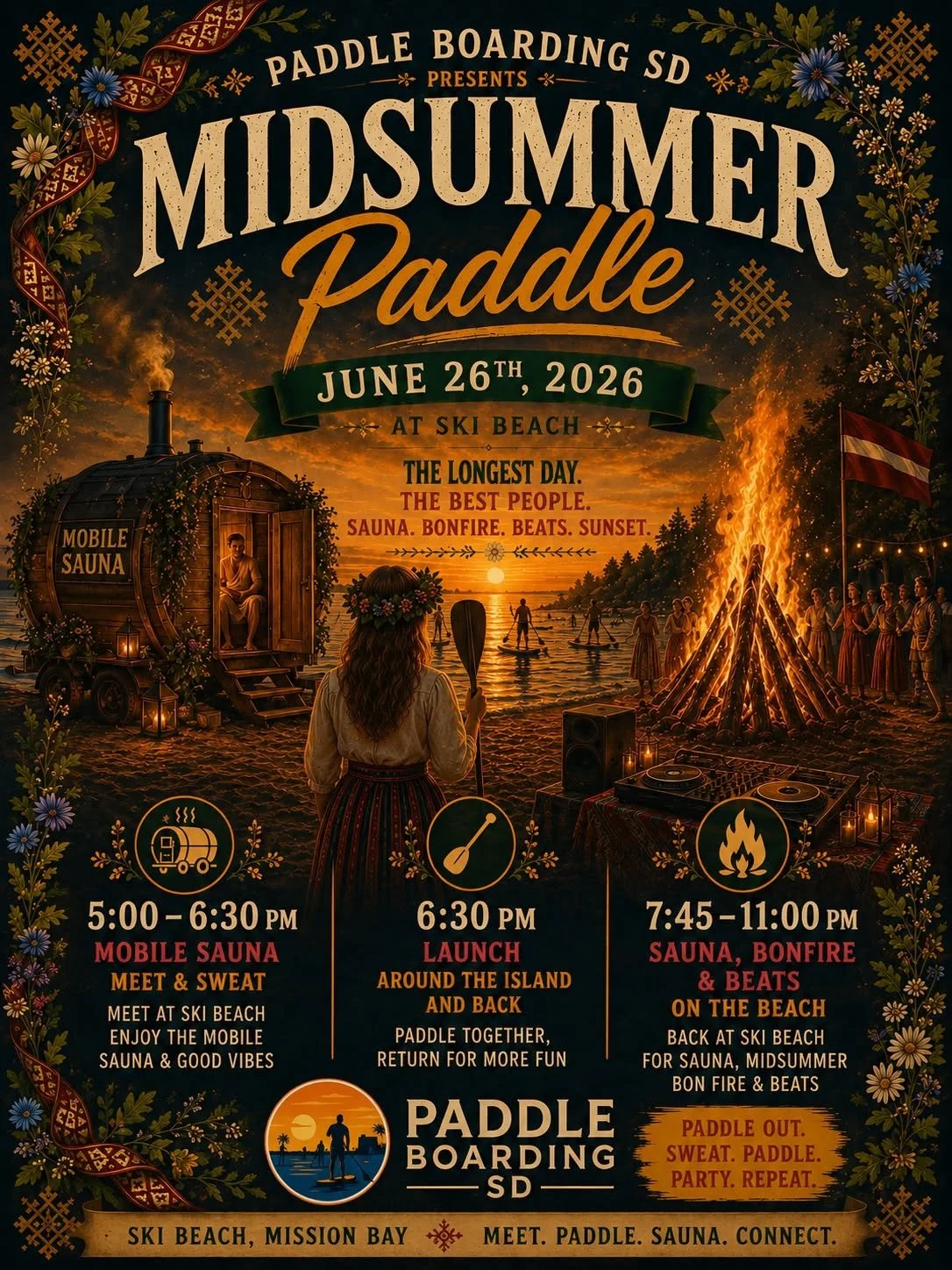 🔥🌿 Midsummer Paddle 🌿🔥