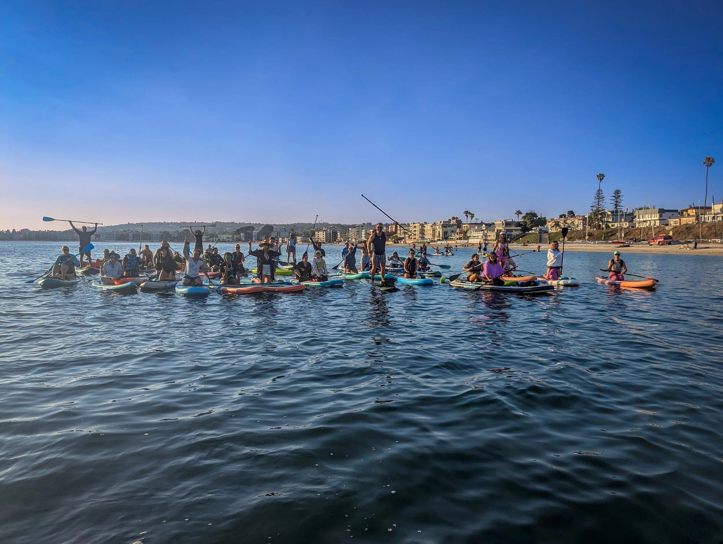 Paddle Boarding SD Paddle Boards on Mission Bay