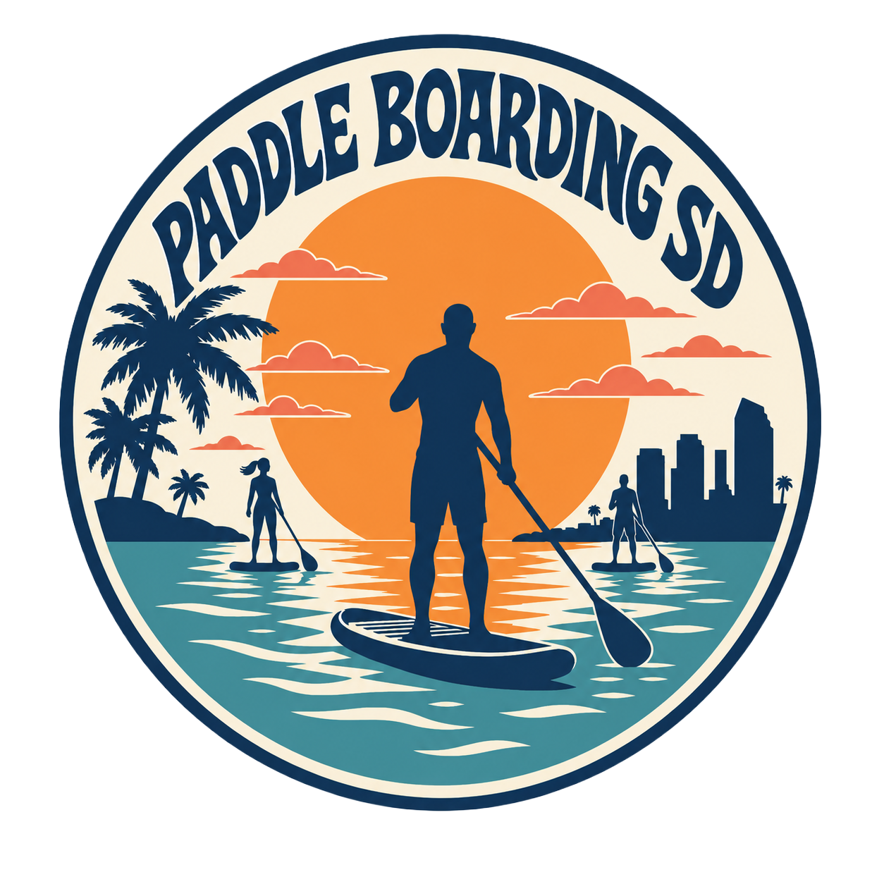 Paddle Boarding SD Logo