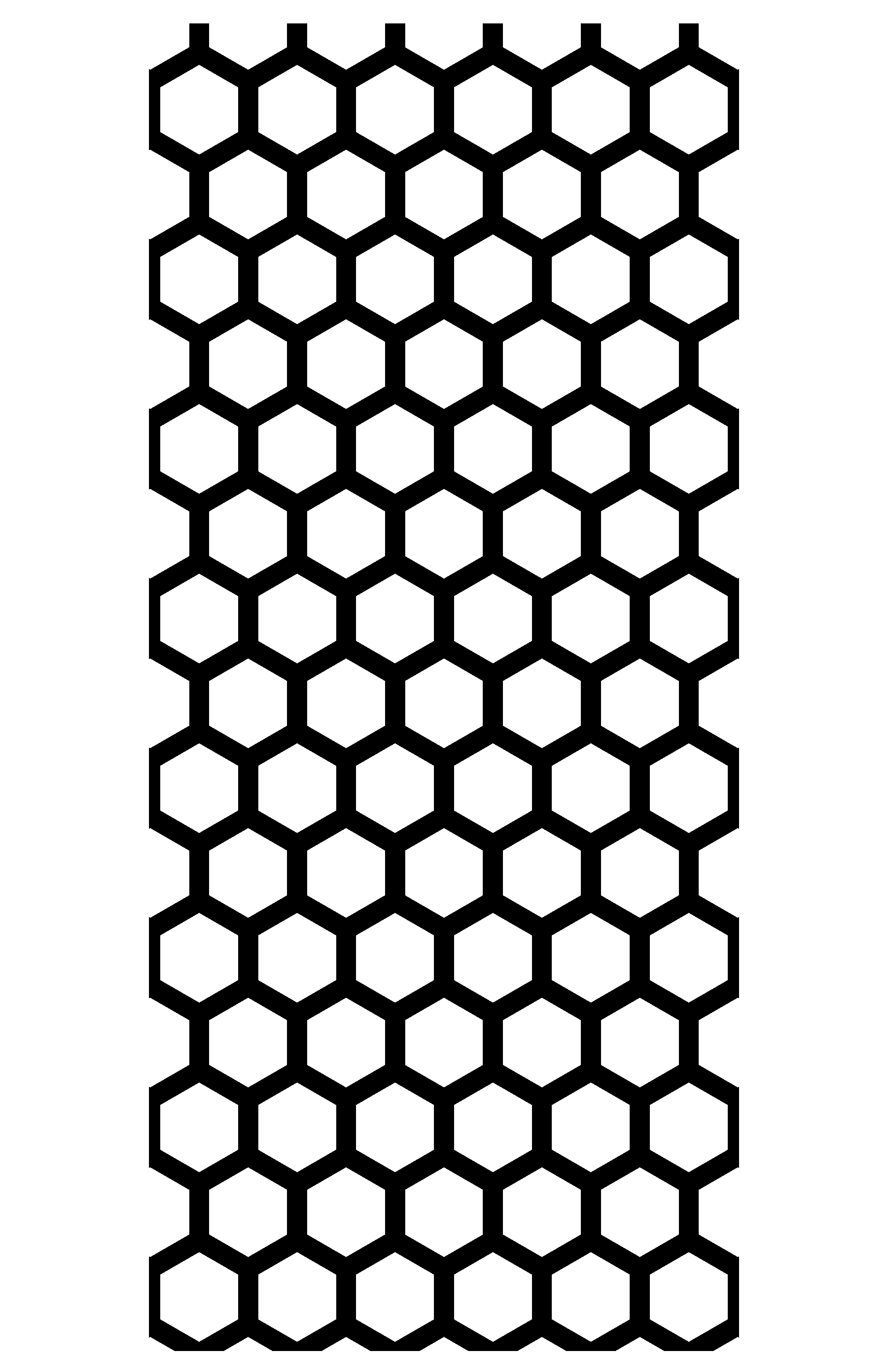 Honeycomb Straight Grid