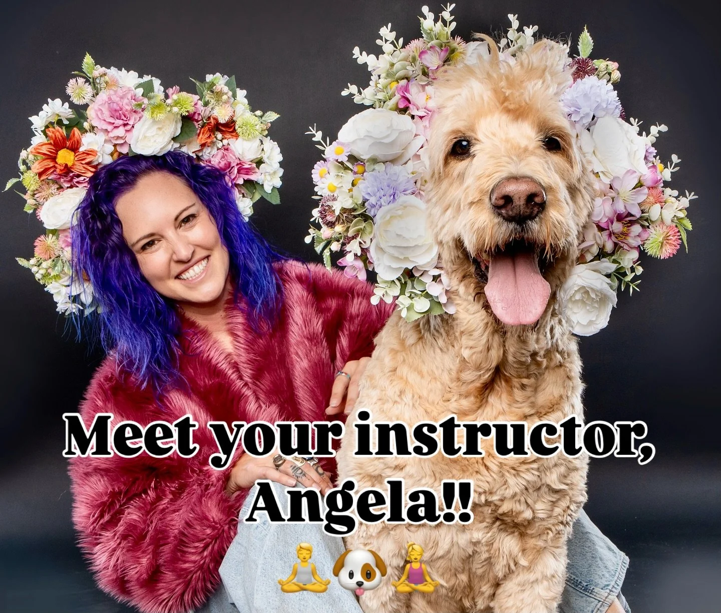 Only a few tickets remain for this Thursday&rsquo;s &ldquo;Namaste and Play&rdquo; yoga event! 🧘🐶🧘&zwj;♀️. Meet Angela, your instructor&mdash;a passionate adventurer with years of teaching experience who believes yoga is for everyone and every bod
