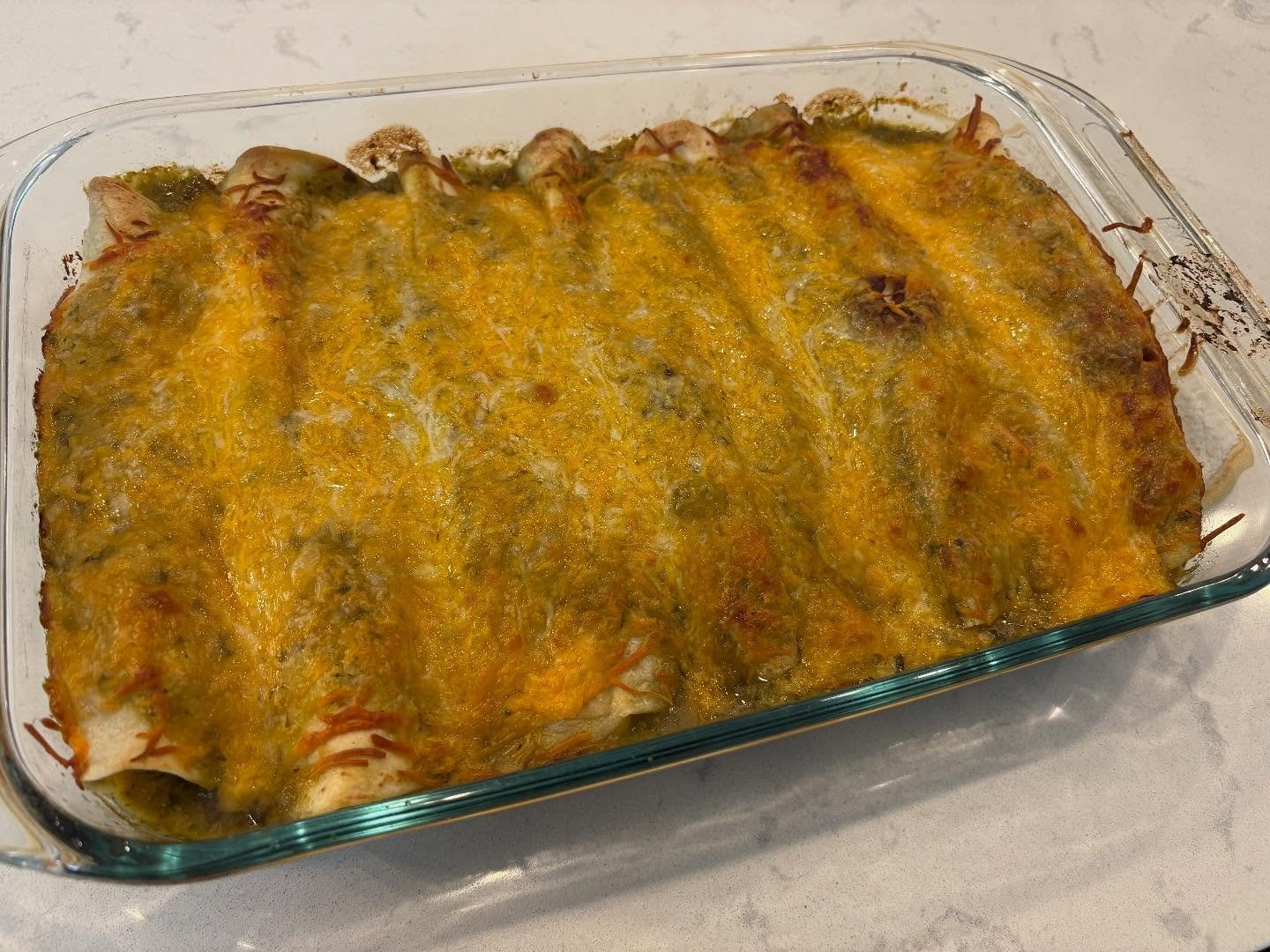 Tonight&rsquo;s chicken enchiladas are 🔥