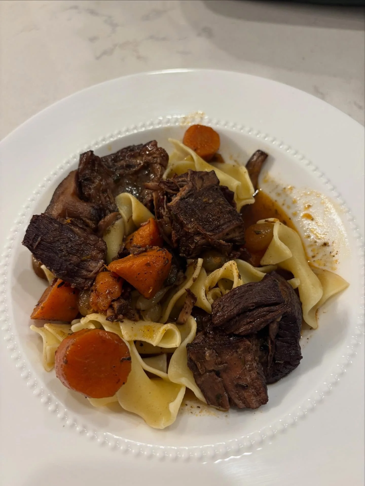 Recipe testing tonight. Beef bourguignone was a hit!