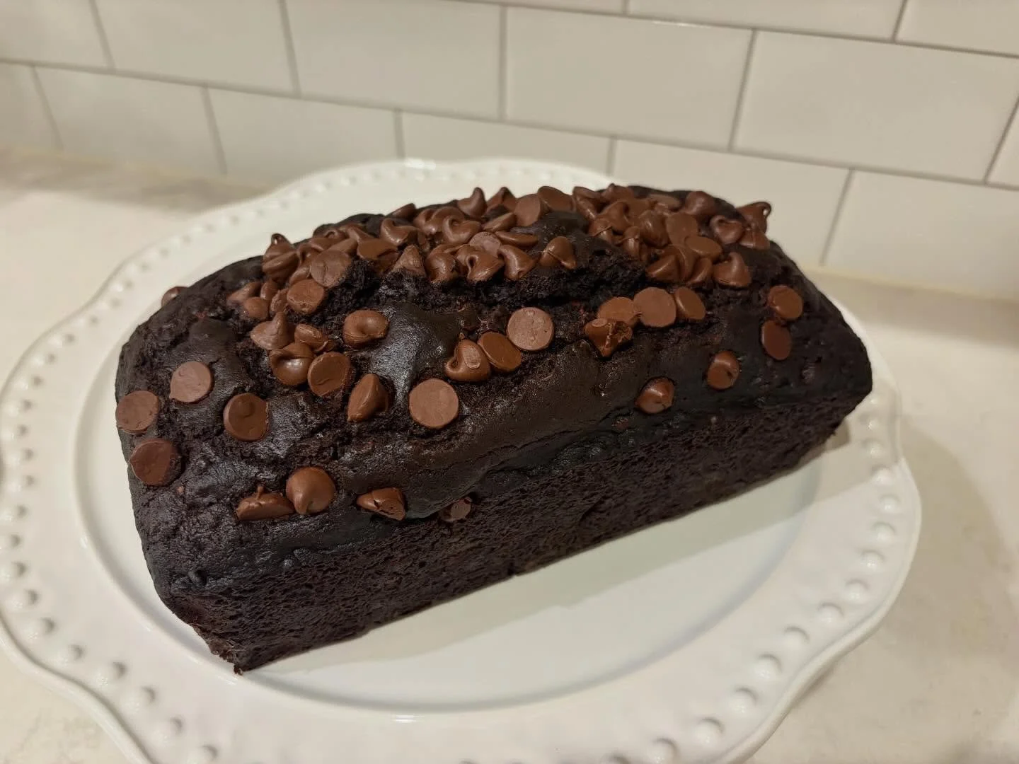 My book club went crazy  over this chocolate chip zucchini bread so I&rsquo;m bringing it to the Darlington menu!  It&rsquo;s super rich, super chocolatey and I&rsquo;ll even let you pretend it&rsquo;s healthy because it has a whole zucchini in it! ?