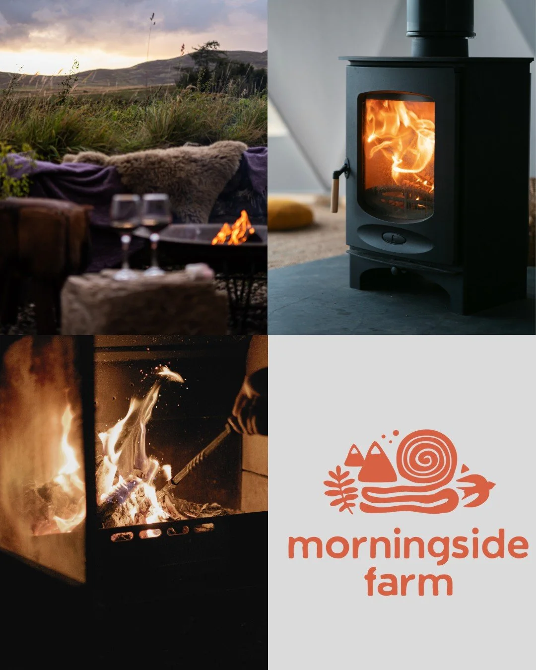 It may be cold outside but the fires are burning in the Bothy and the Dome! #winterescapes #cosyvibes #romanticgetaways #cosylogfire #escapethecity #retreatvenue