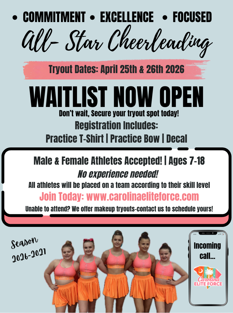 All-Star Cheerleading Waitlist